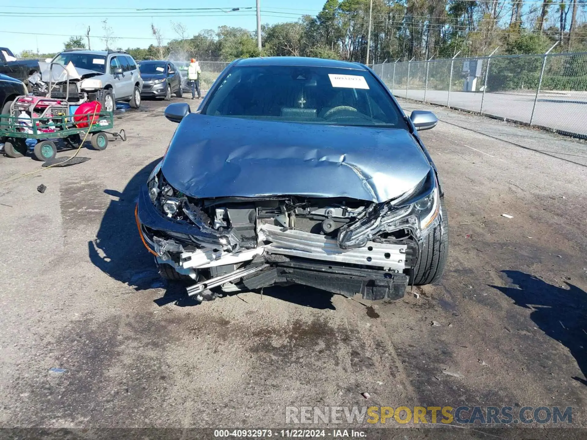 13 fotografías del automóvil dañado 5YFS4MCE5MP069239 TOYOTA COROLLA 2021