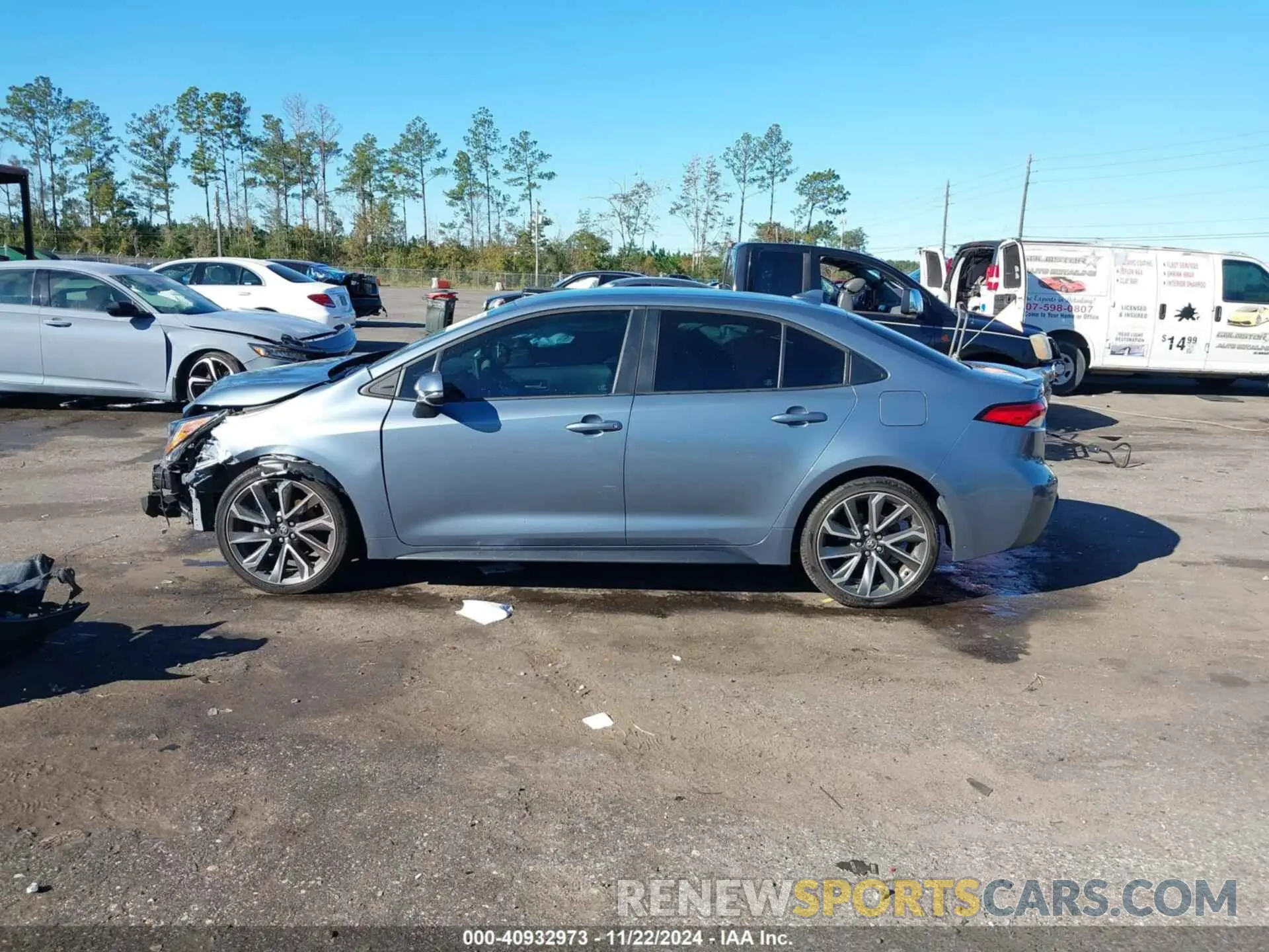 15 fotografías del automóvil dañado 5YFS4MCE5MP069239 TOYOTA COROLLA 2021