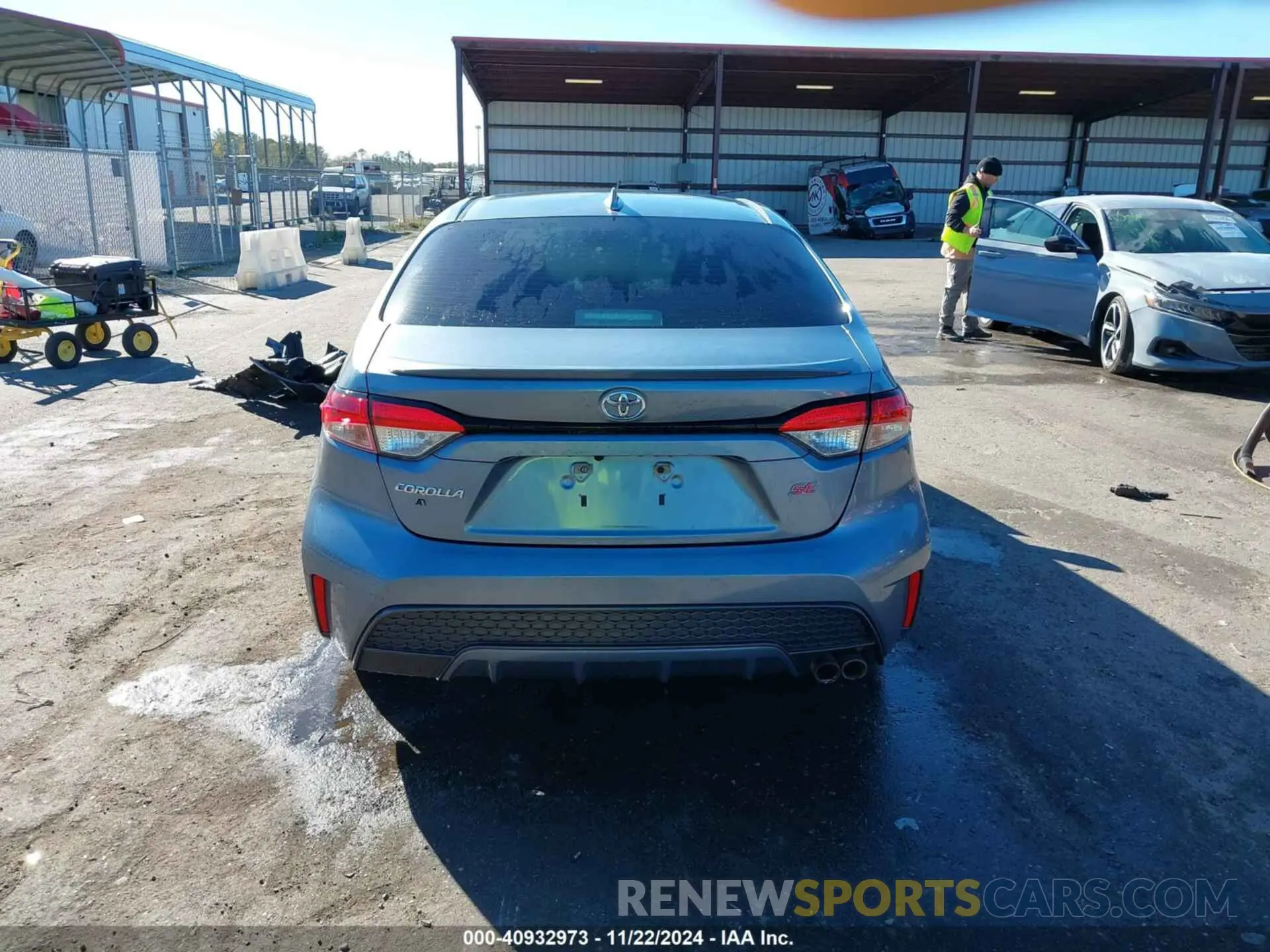 17 fotografías del automóvil dañado 5YFS4MCE5MP069239 TOYOTA COROLLA 2021