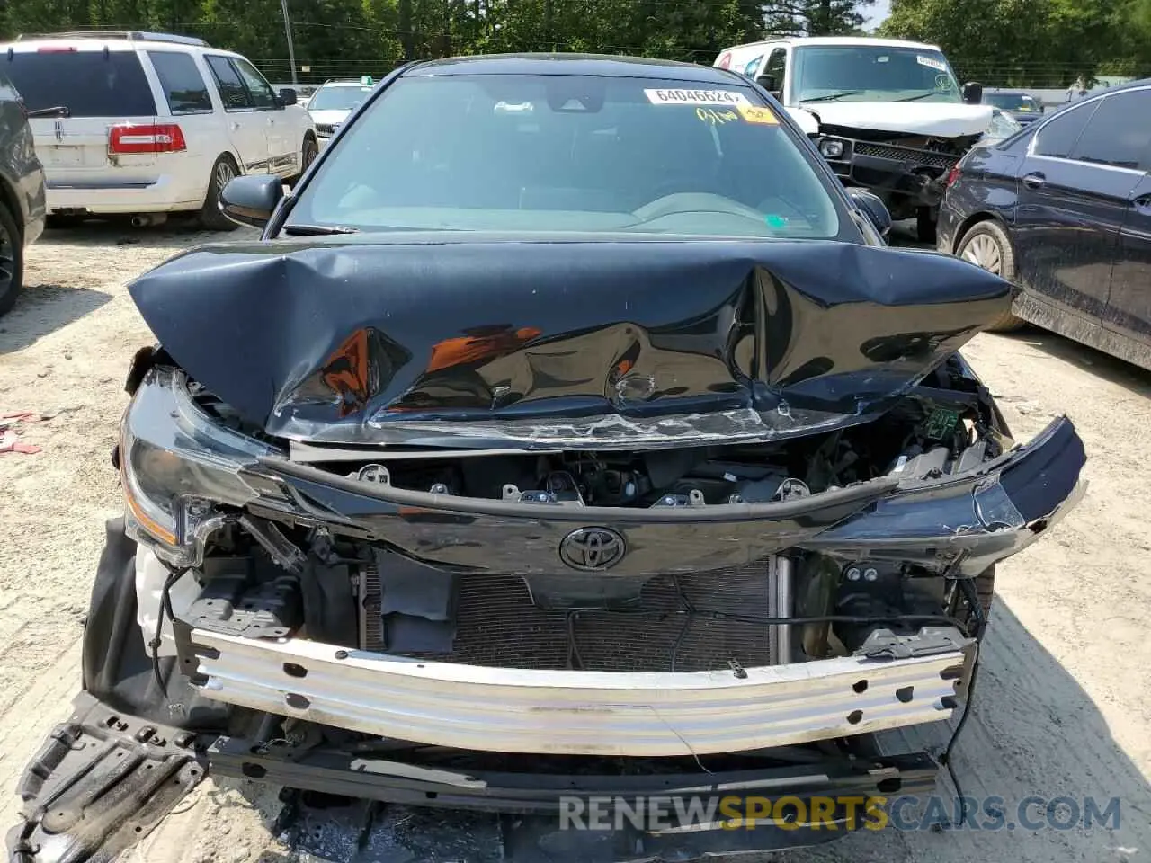 5 fotografías del automóvil dañado 5YFS4MCE5MP073517 TOYOTA COROLLA 2021