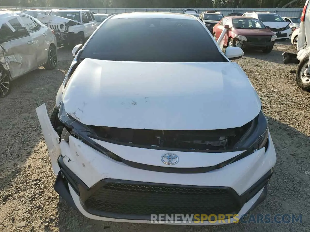 5 fotografías del automóvil dañado 5YFS4MCE5MP076935 TOYOTA COROLLA 2021