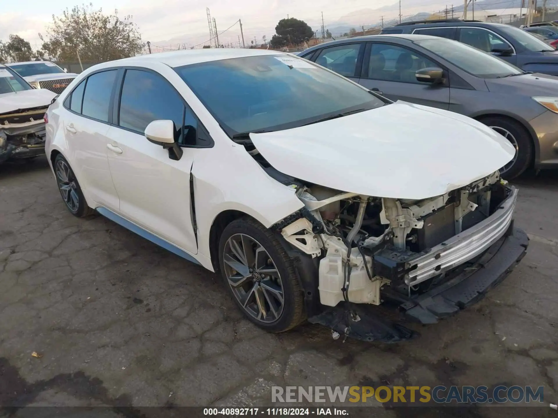 1 fotografías del automóvil dañado 5YFS4MCE5MP077048 TOYOTA COROLLA 2021