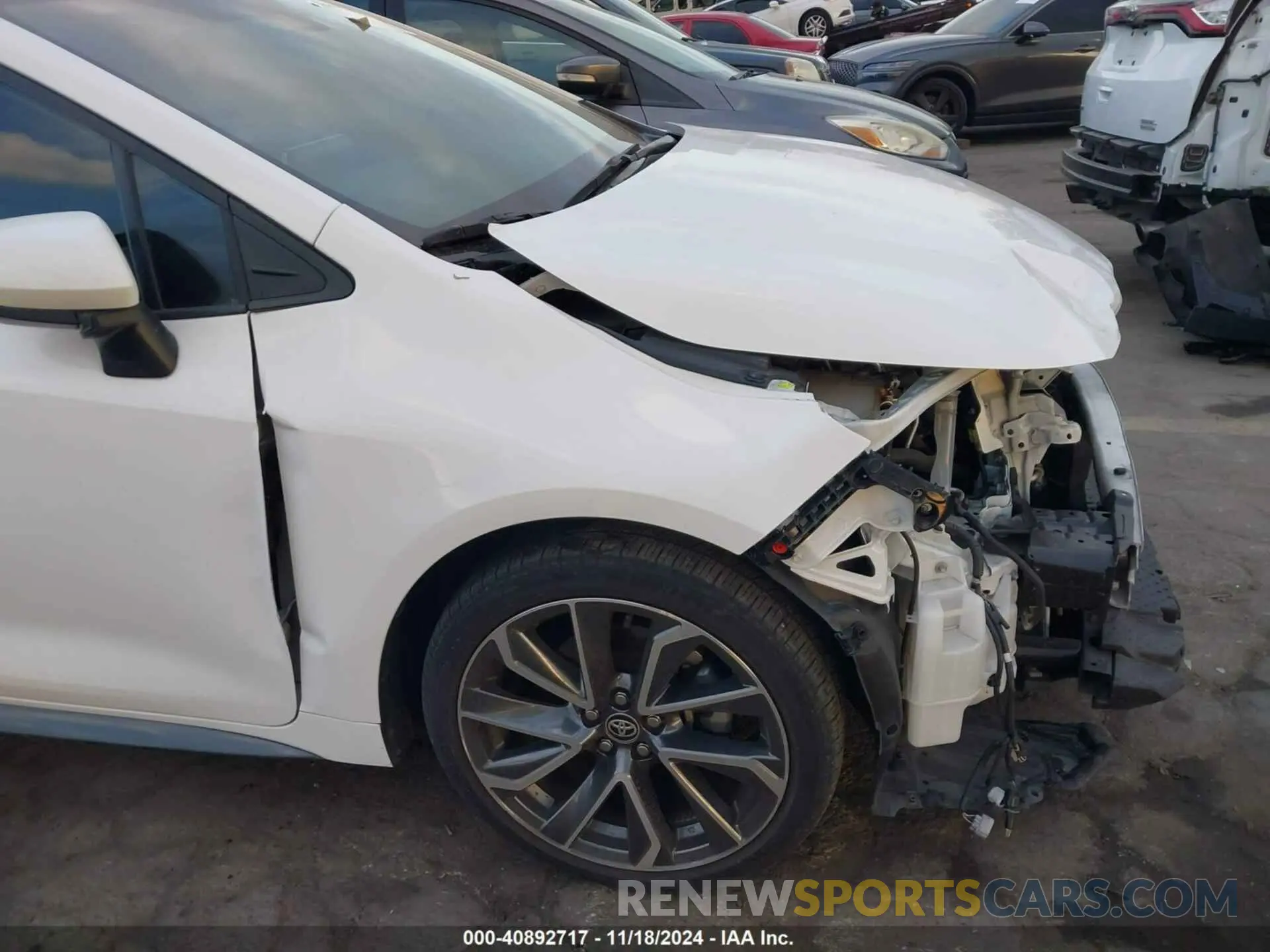 18 fotografías del automóvil dañado 5YFS4MCE5MP077048 TOYOTA COROLLA 2021