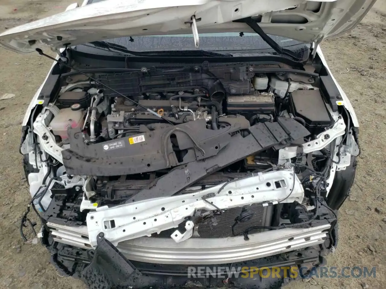 11 fotografías del automóvil dañado 5YFS4MCE5MP082184 TOYOTA COROLLA 2021