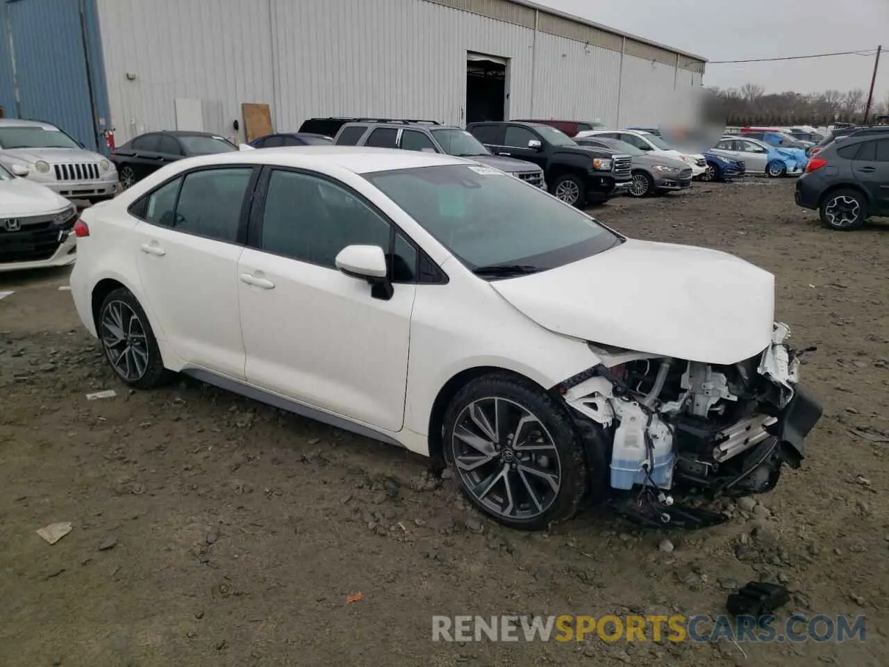 4 fotografías del automóvil dañado 5YFS4MCE5MP082184 TOYOTA COROLLA 2021