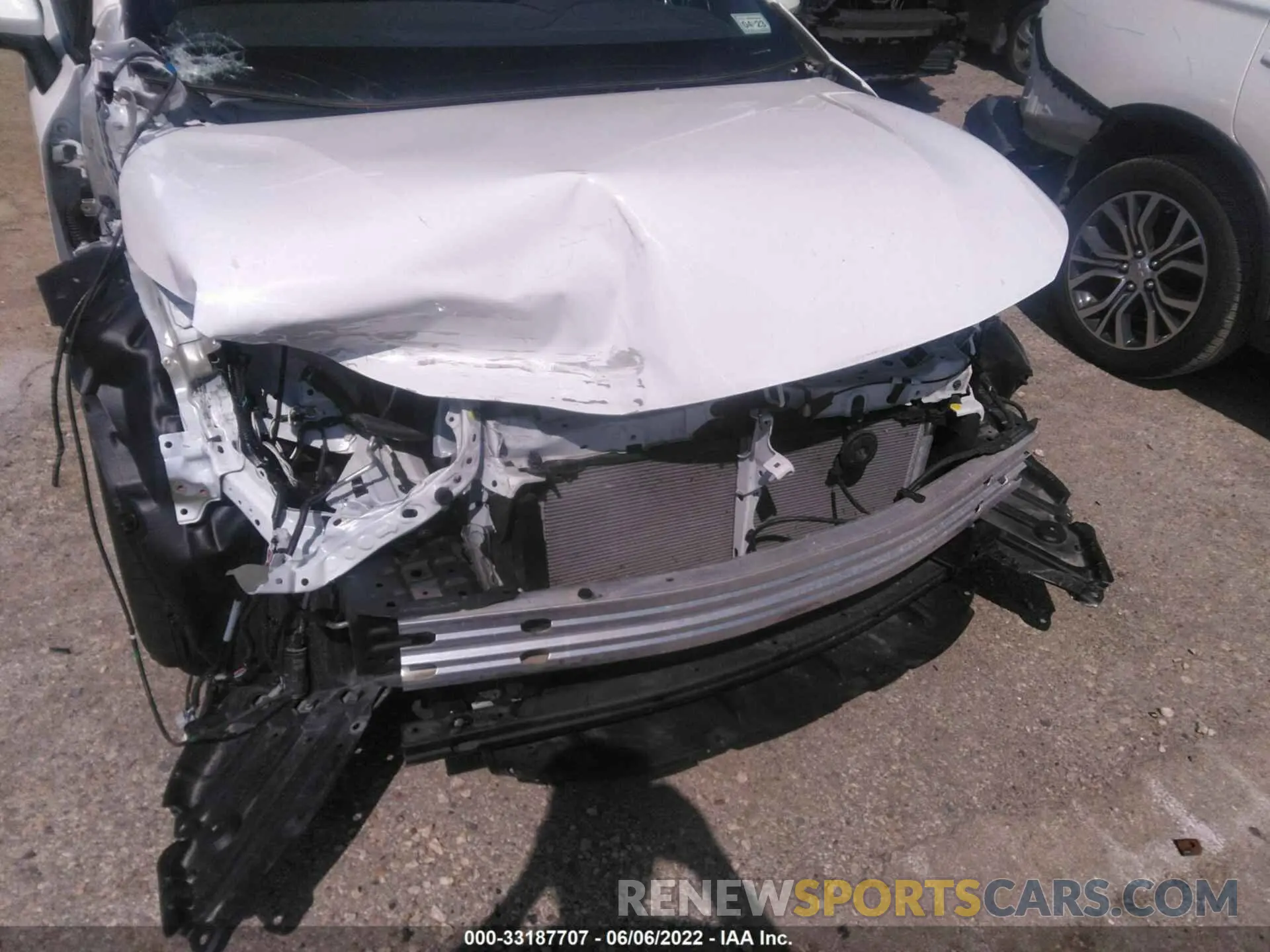 6 fotografías del automóvil dañado 5YFS4MCE5MP086140 TOYOTA COROLLA 2021