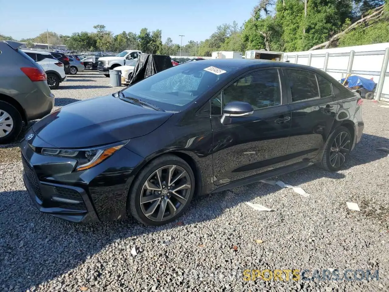 1 fotografías del automóvil dañado 5YFS4MCE5MP086512 TOYOTA COROLLA 2021