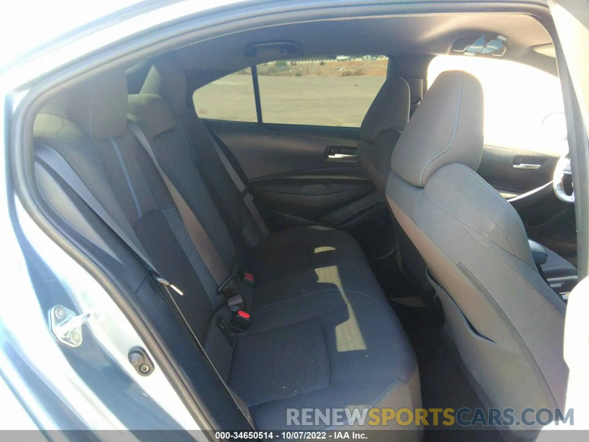 8 fotografías del automóvil dañado 5YFS4MCE5MP089703 TOYOTA COROLLA 2021