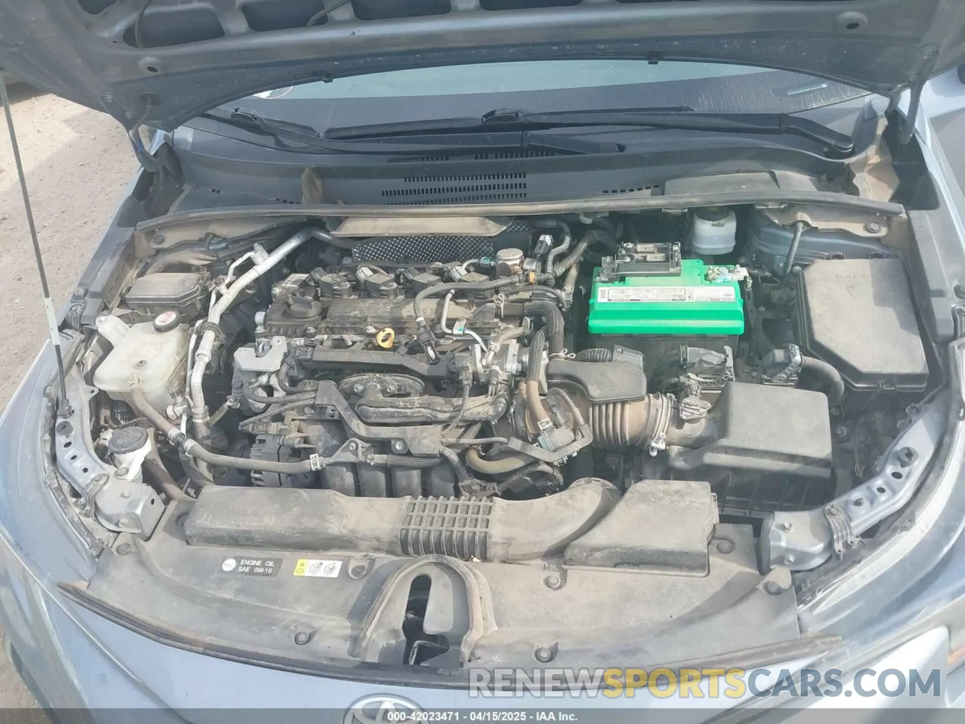 10 fotografías del automóvil dañado 5YFS4MCE5MP094545 TOYOTA COROLLA 2021