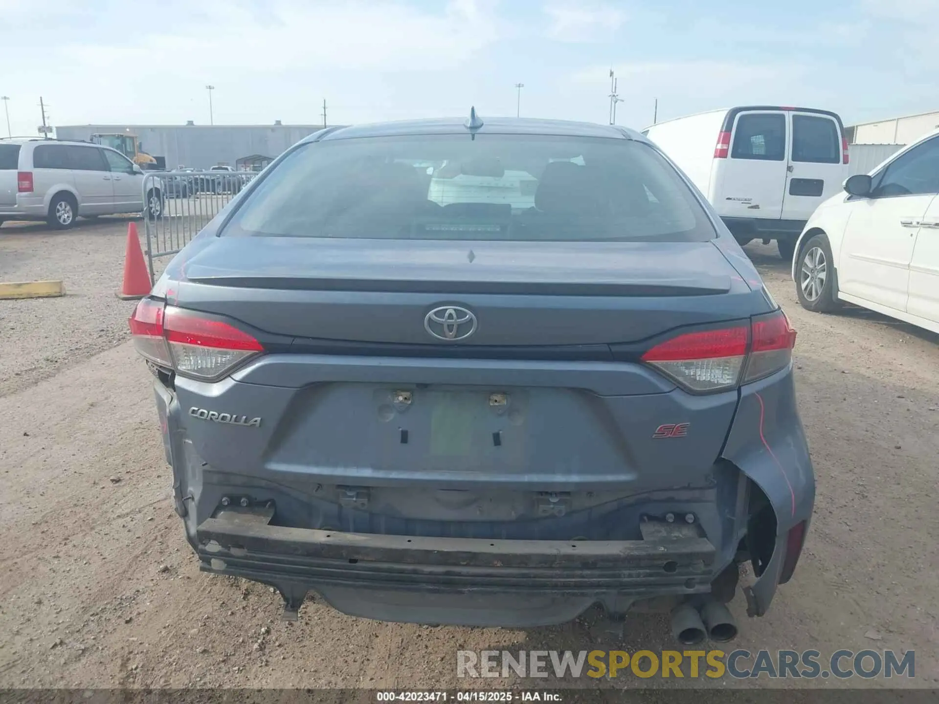 16 fotografías del automóvil dañado 5YFS4MCE5MP094545 TOYOTA COROLLA 2021