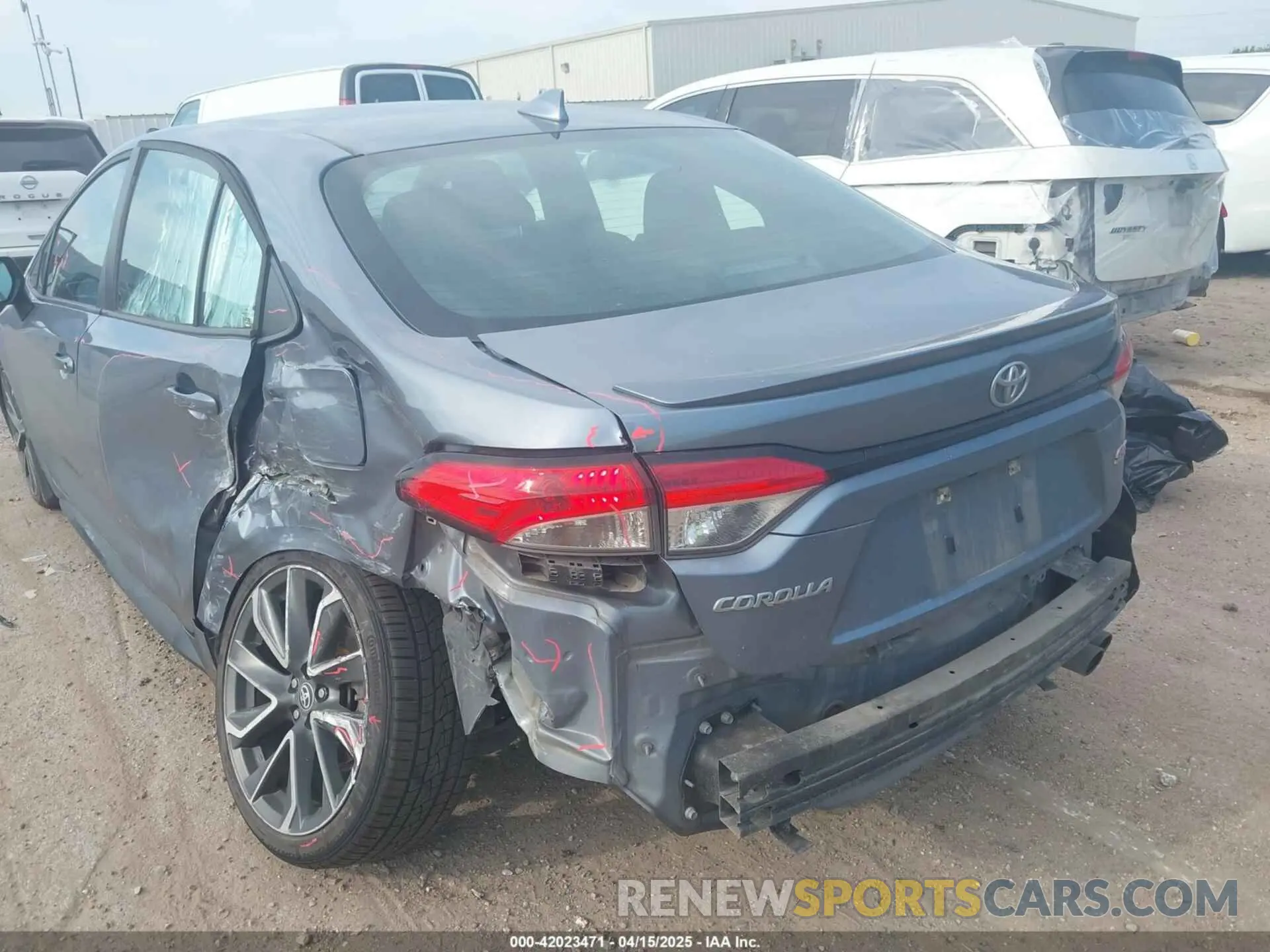 6 fotografías del automóvil dañado 5YFS4MCE5MP094545 TOYOTA COROLLA 2021