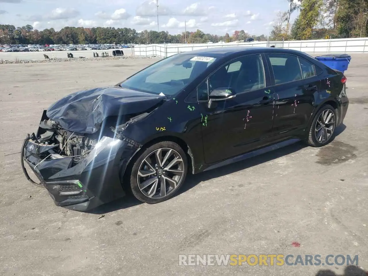 1 fotografías del automóvil dañado 5YFS4MCE6MP058007 TOYOTA COROLLA 2021