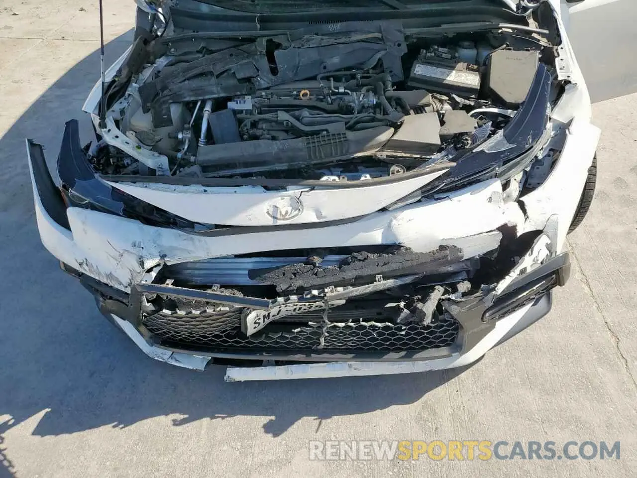 13 fotografías del automóvil dañado 5YFS4MCE6MP064681 TOYOTA COROLLA 2021