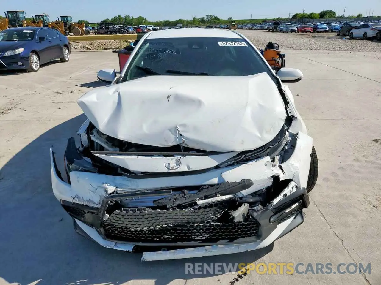 5 fotografías del automóvil dañado 5YFS4MCE6MP064681 TOYOTA COROLLA 2021