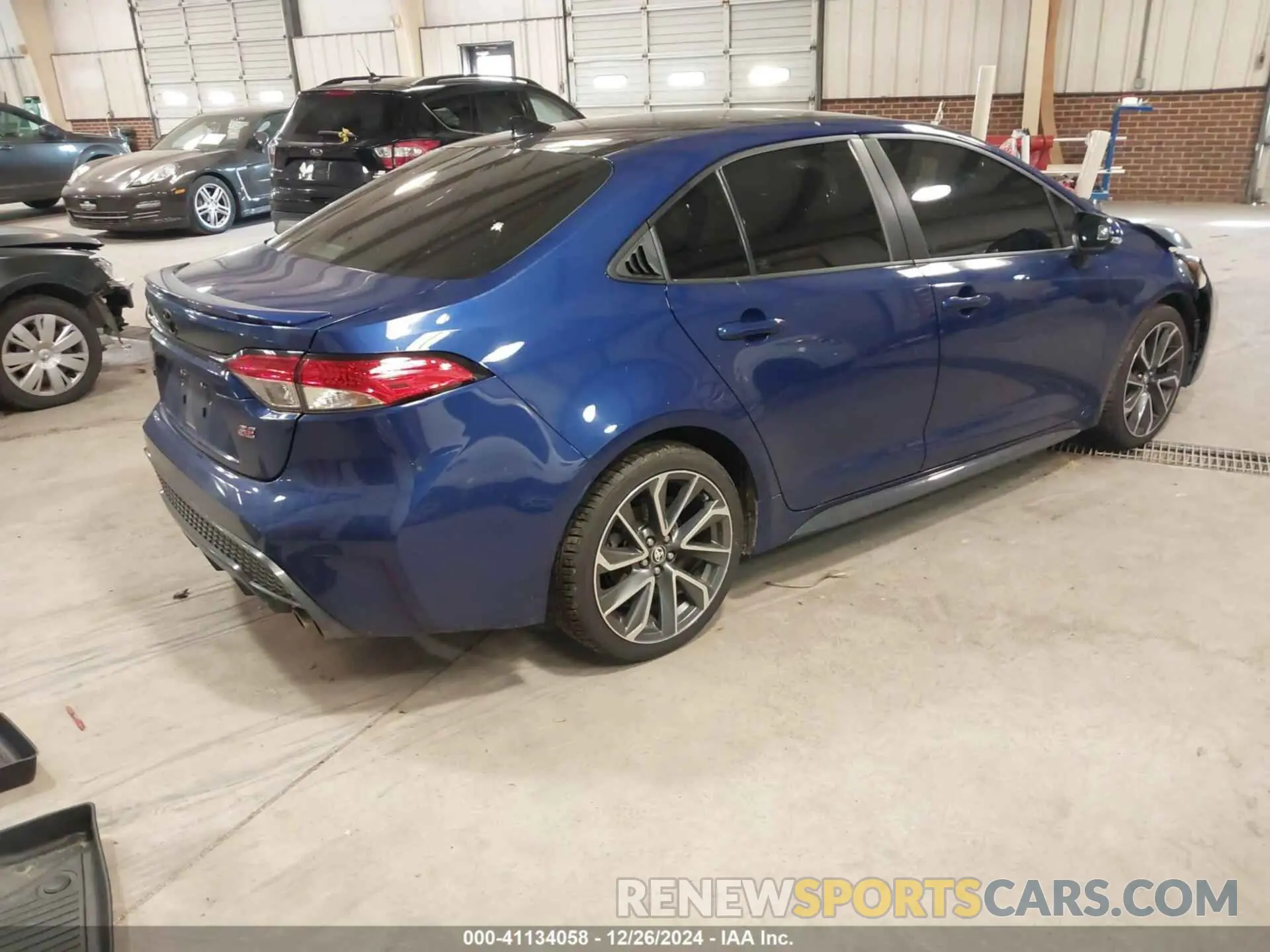 4 fotografías del automóvil dañado 5YFS4MCE6MP066754 TOYOTA COROLLA 2021