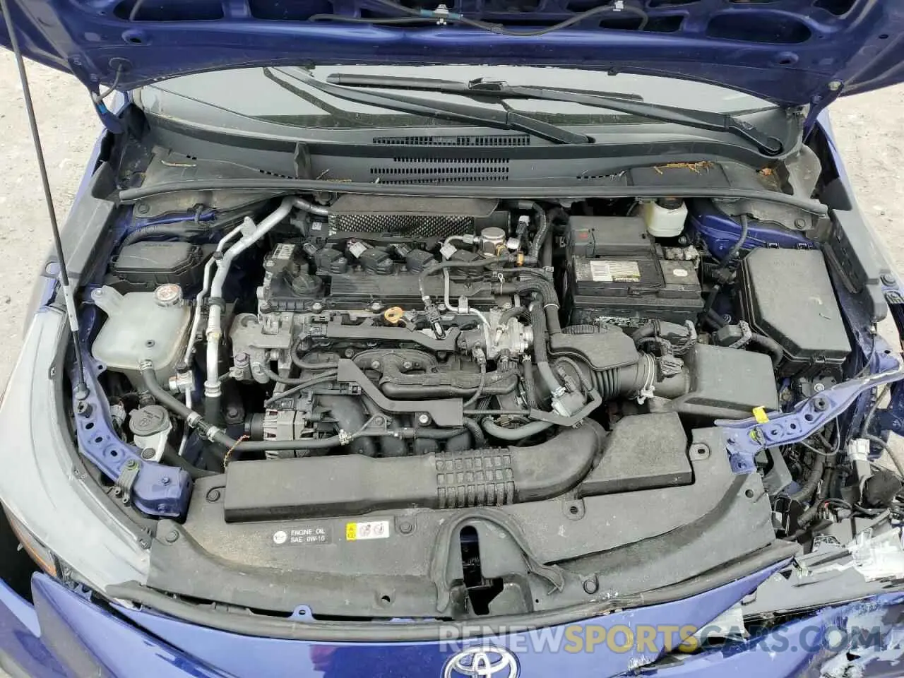 11 fotografías del automóvil dañado 5YFS4MCE6MP067872 TOYOTA COROLLA 2021