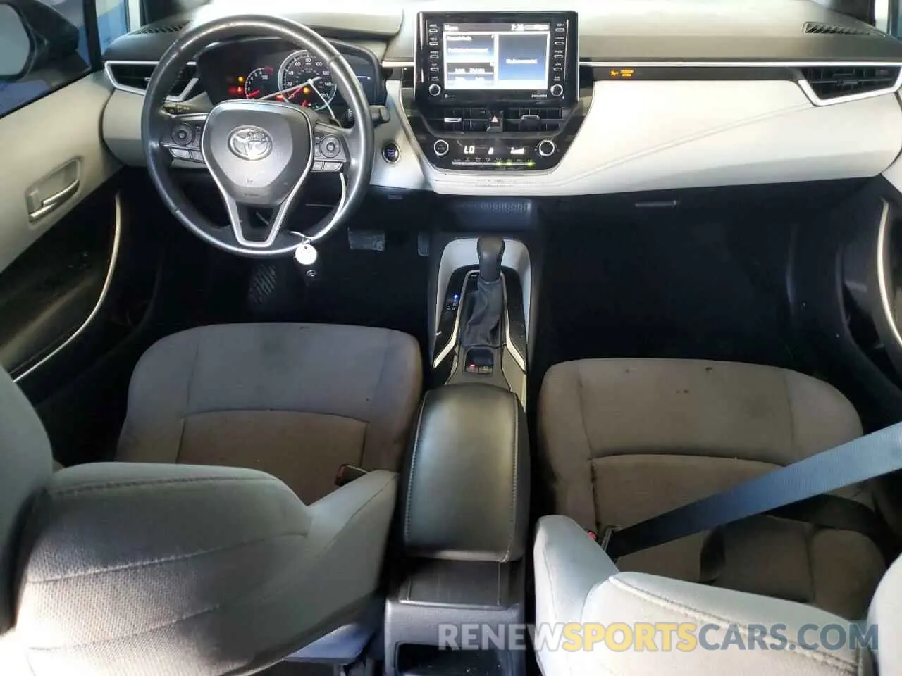8 fotografías del automóvil dañado 5YFS4MCE6MP071209 TOYOTA COROLLA 2021