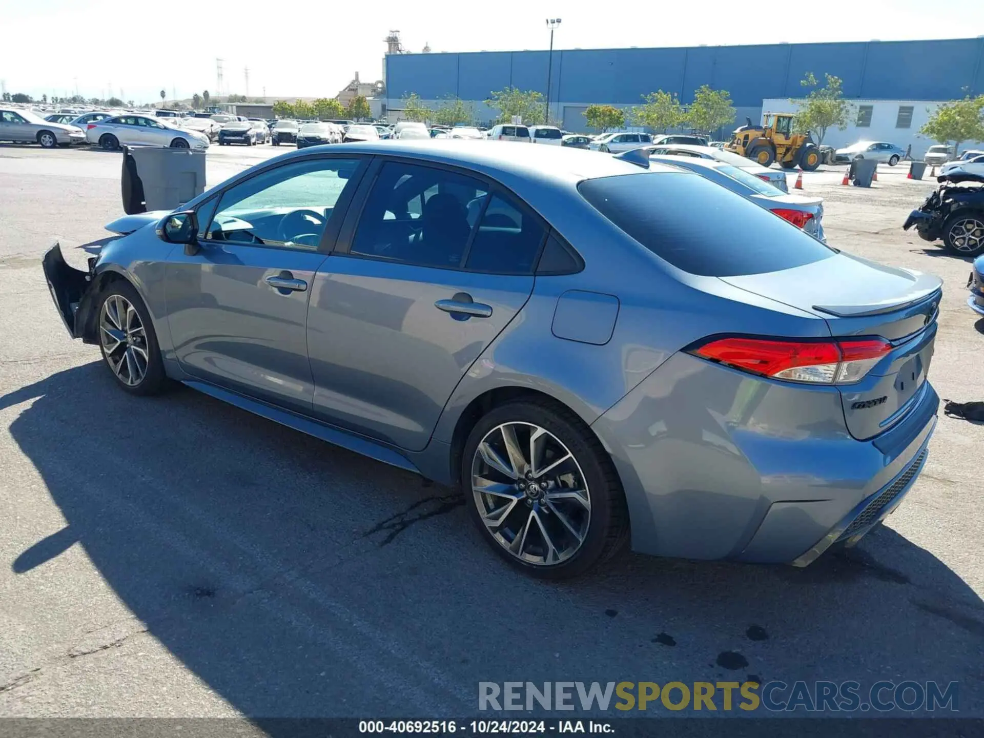 3 fotografías del automóvil dañado 5YFS4MCE6MP075311 TOYOTA COROLLA 2021
