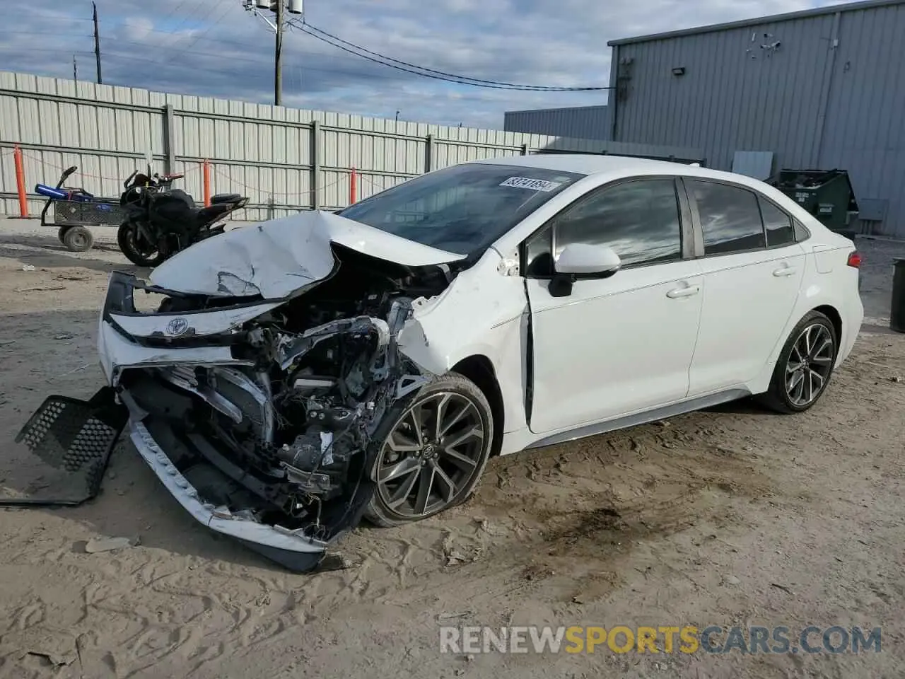 1 fotografías del automóvil dañado 5YFS4MCE6MP085515 TOYOTA COROLLA 2021