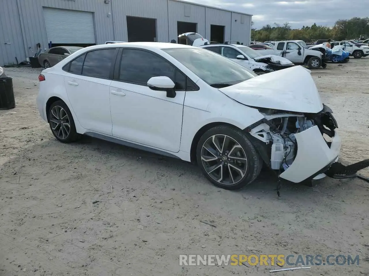 4 fotografías del automóvil dañado 5YFS4MCE6MP085515 TOYOTA COROLLA 2021
