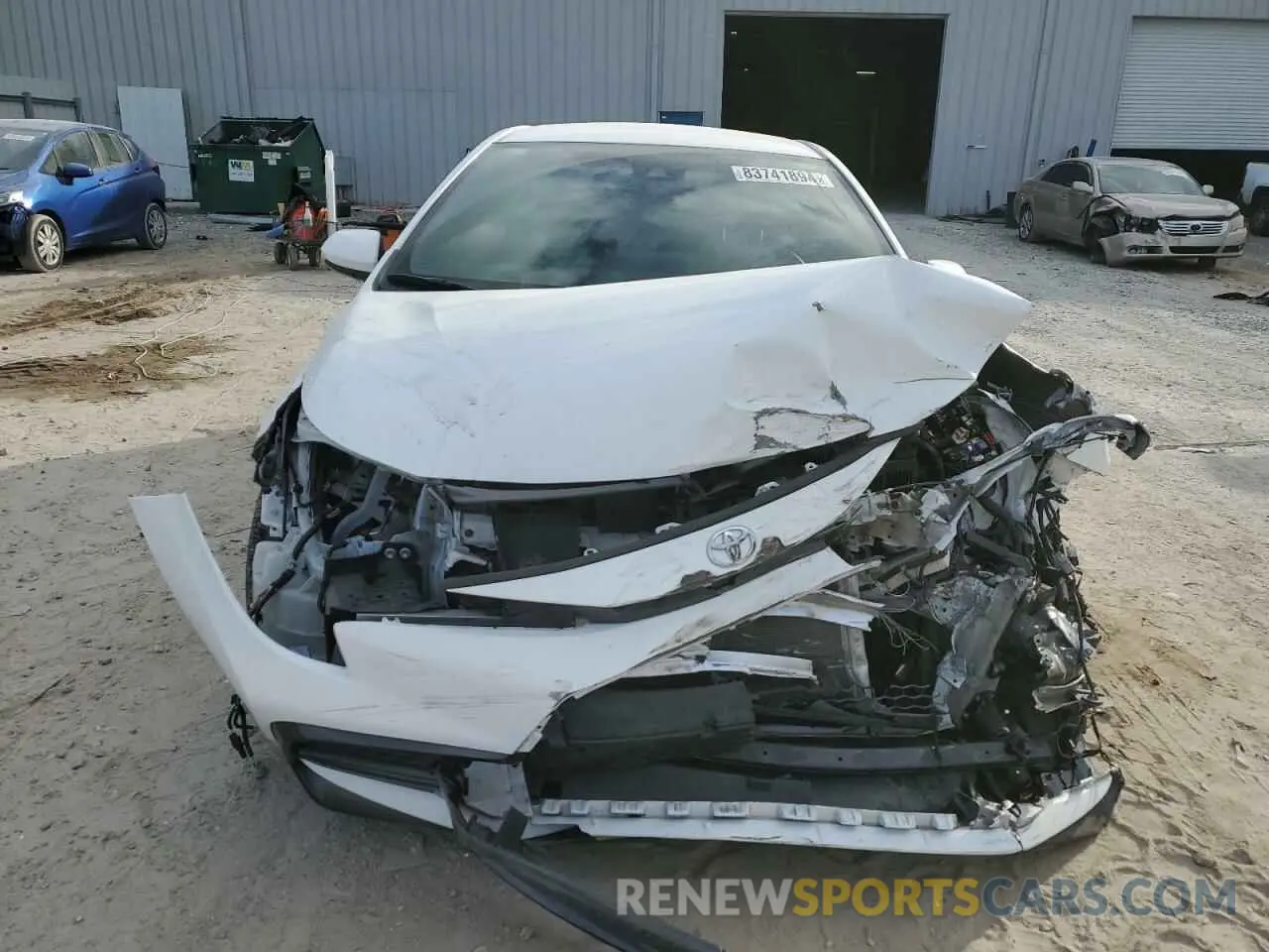 5 fotografías del automóvil dañado 5YFS4MCE6MP085515 TOYOTA COROLLA 2021