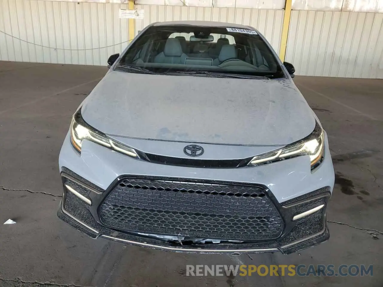 5 fotografías del automóvil dañado 5YFS4MCE6MP085921 TOYOTA COROLLA 2021