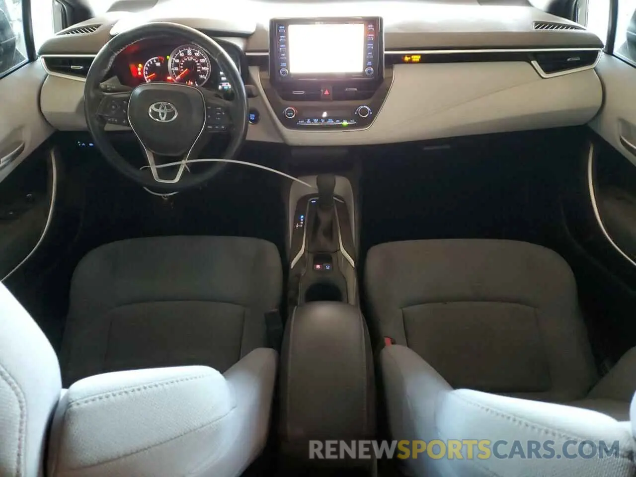 8 fotografías del automóvil dañado 5YFS4MCE6MP085921 TOYOTA COROLLA 2021