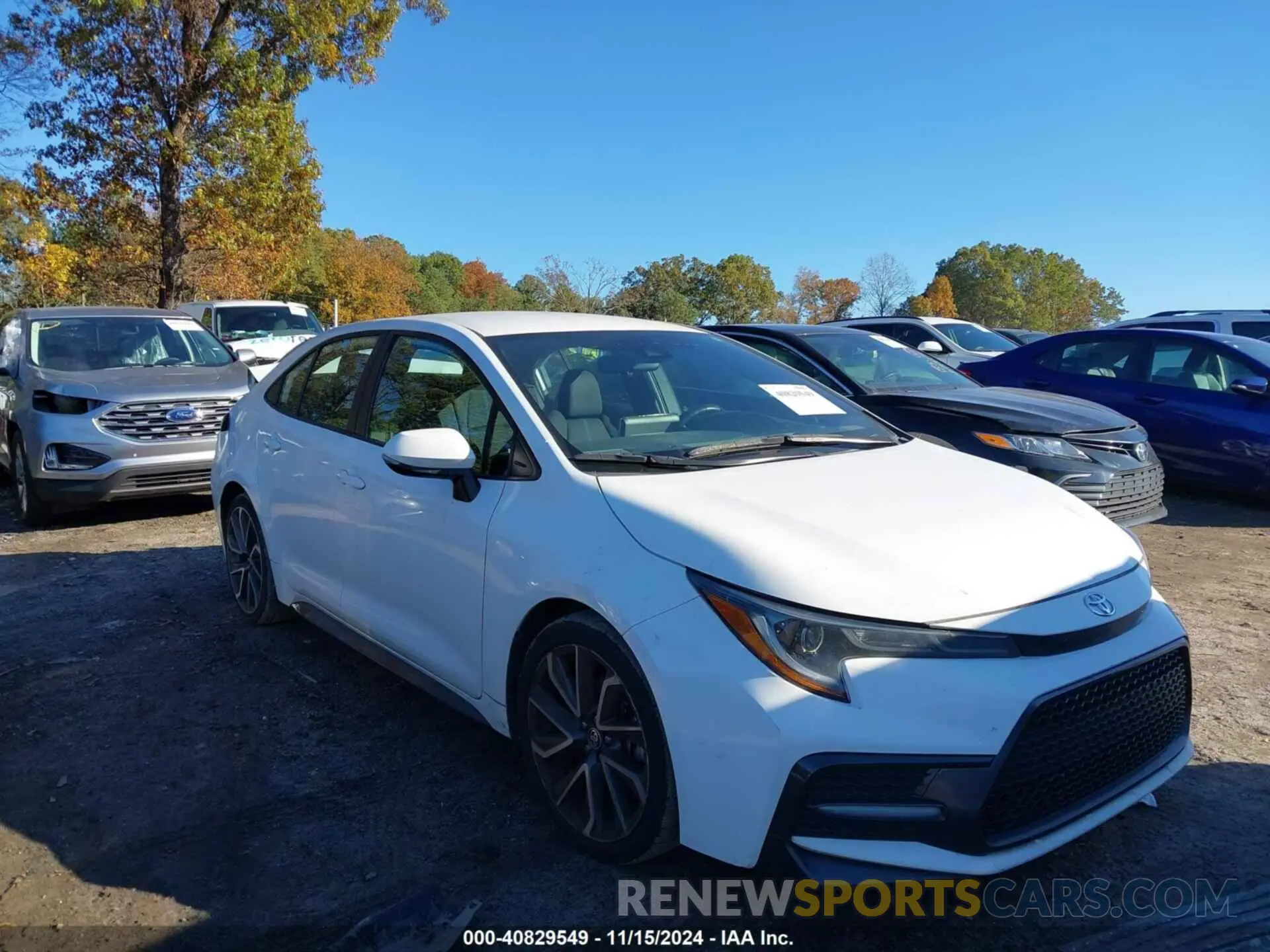 1 fotografías del automóvil dañado 5YFS4MCE7MP061482 TOYOTA COROLLA 2021