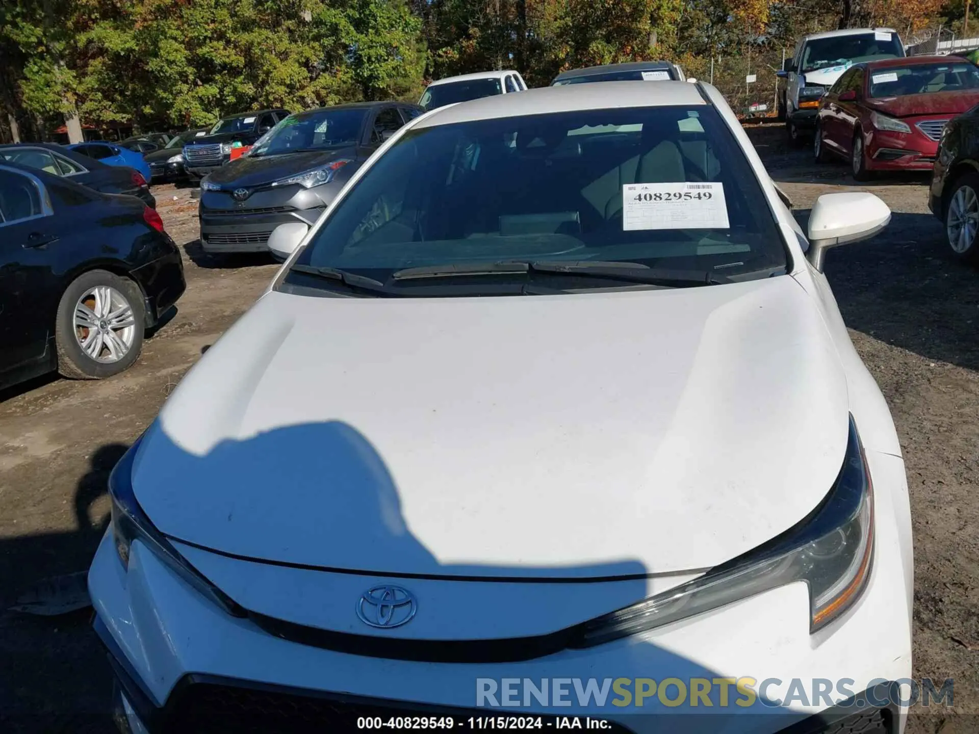 12 fotografías del automóvil dañado 5YFS4MCE7MP061482 TOYOTA COROLLA 2021