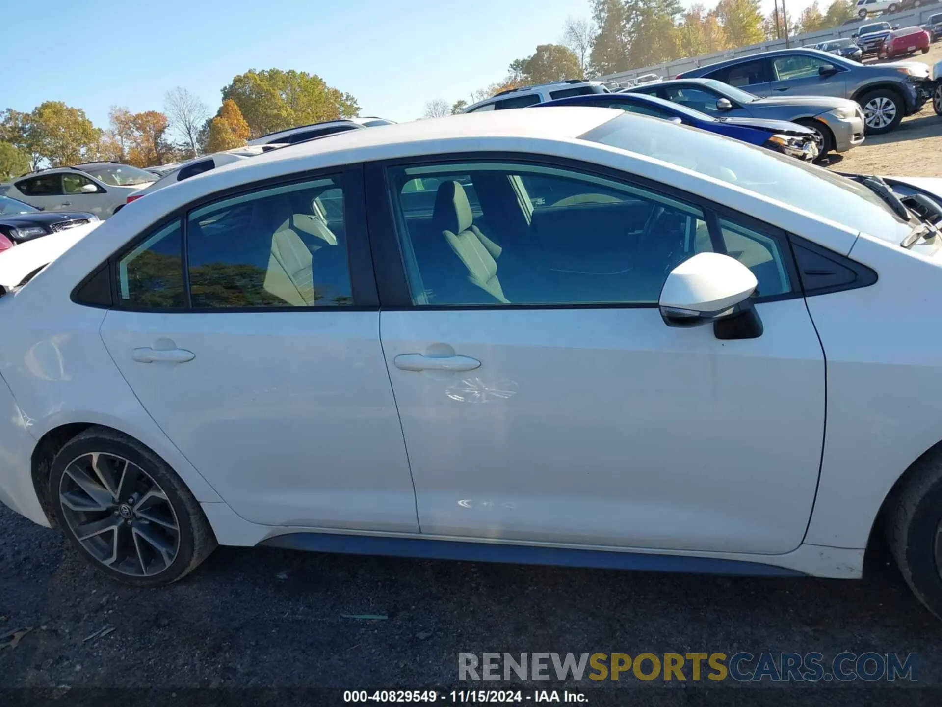 13 fotografías del automóvil dañado 5YFS4MCE7MP061482 TOYOTA COROLLA 2021