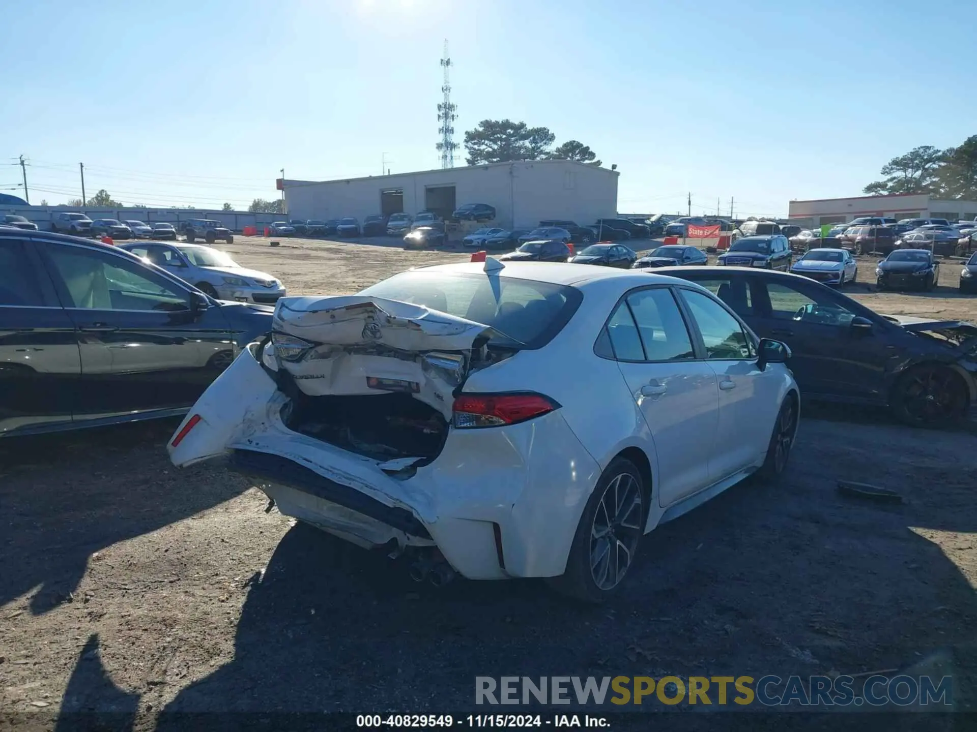 4 fotografías del automóvil dañado 5YFS4MCE7MP061482 TOYOTA COROLLA 2021