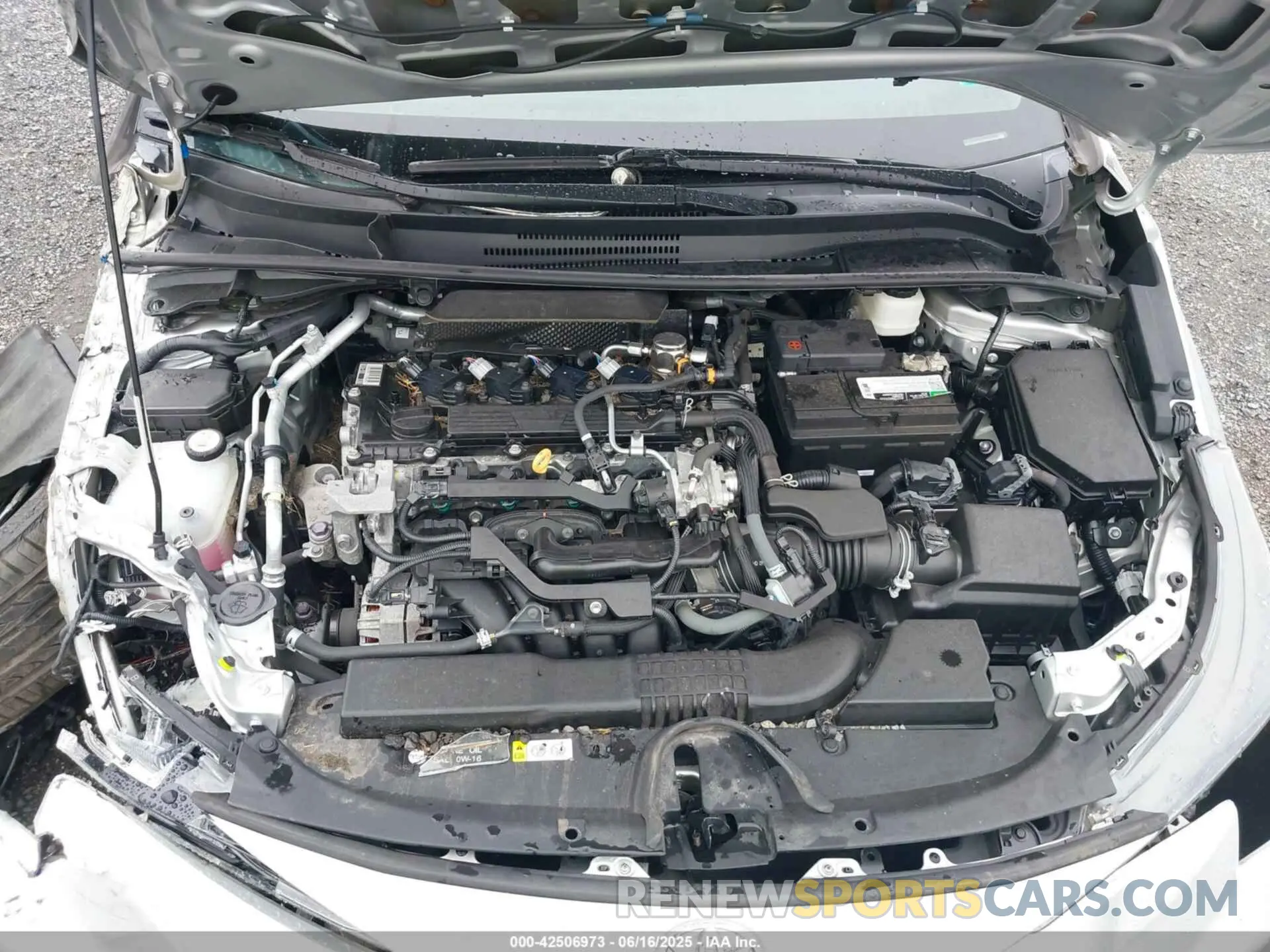 10 fotografías del automóvil dañado 5YFS4MCE7MP064561 TOYOTA COROLLA 2021
