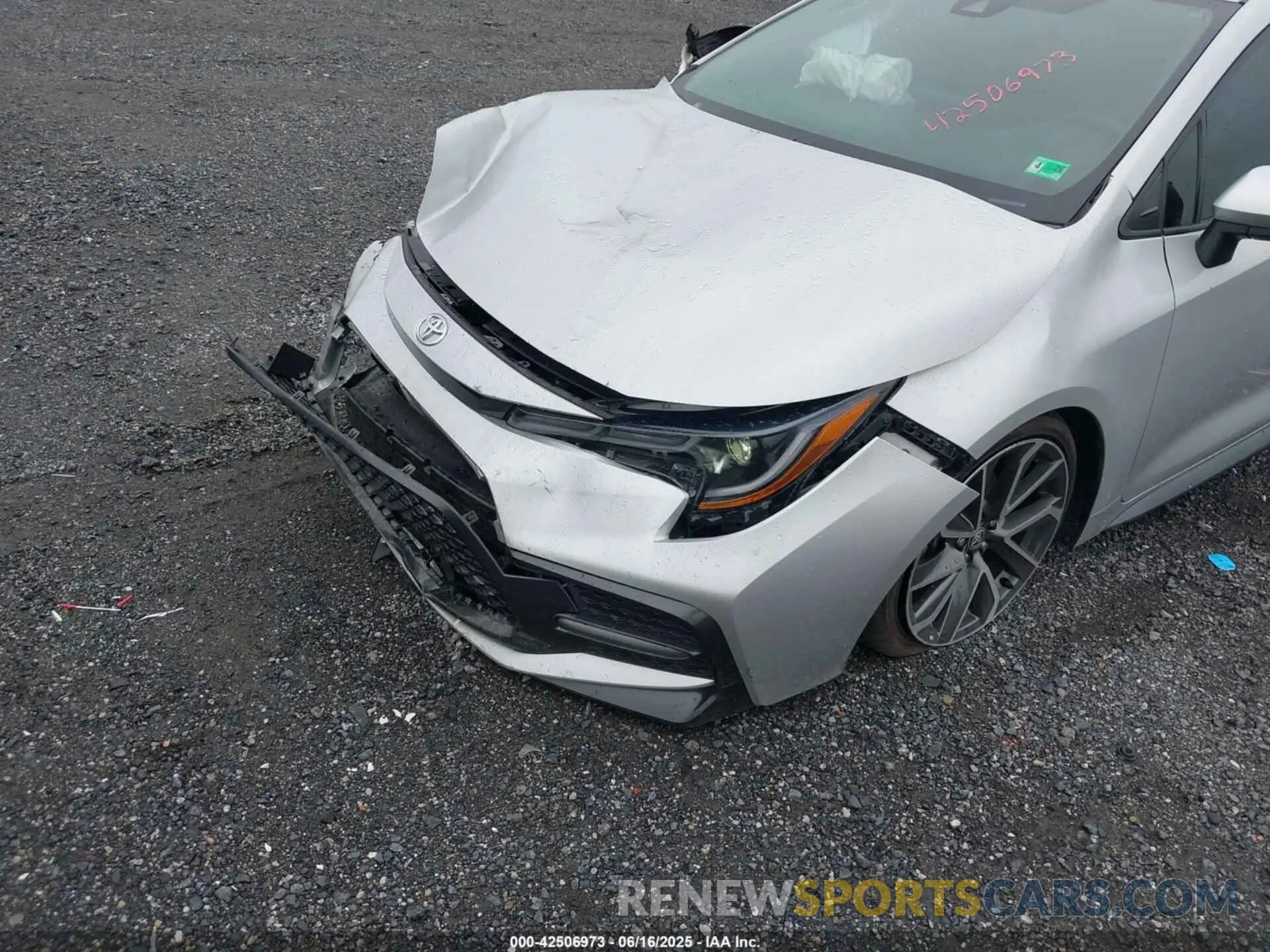 6 fotografías del automóvil dañado 5YFS4MCE7MP064561 TOYOTA COROLLA 2021