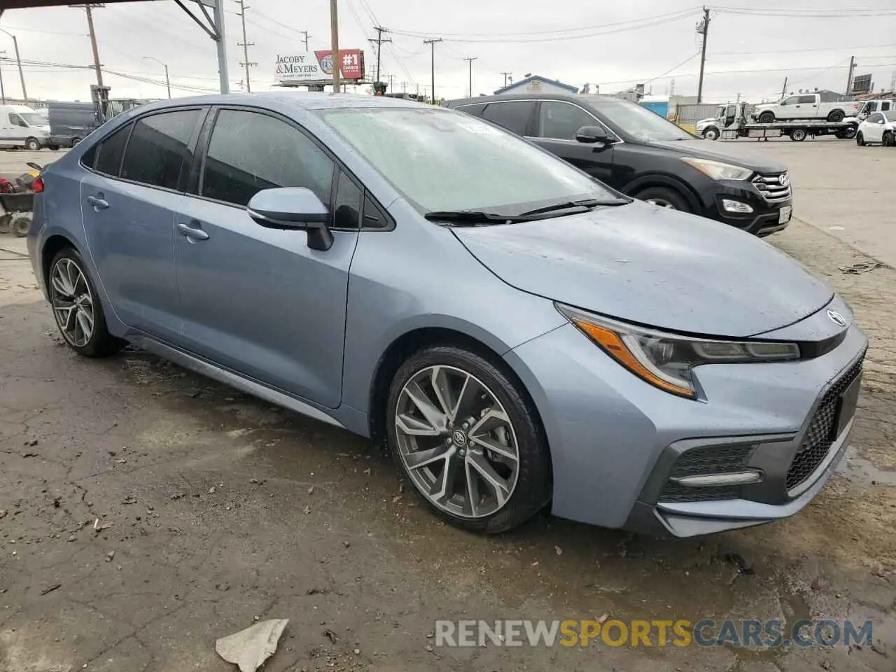 4 fotografías del automóvil dañado 5YFS4MCE7MP068092 TOYOTA COROLLA 2021