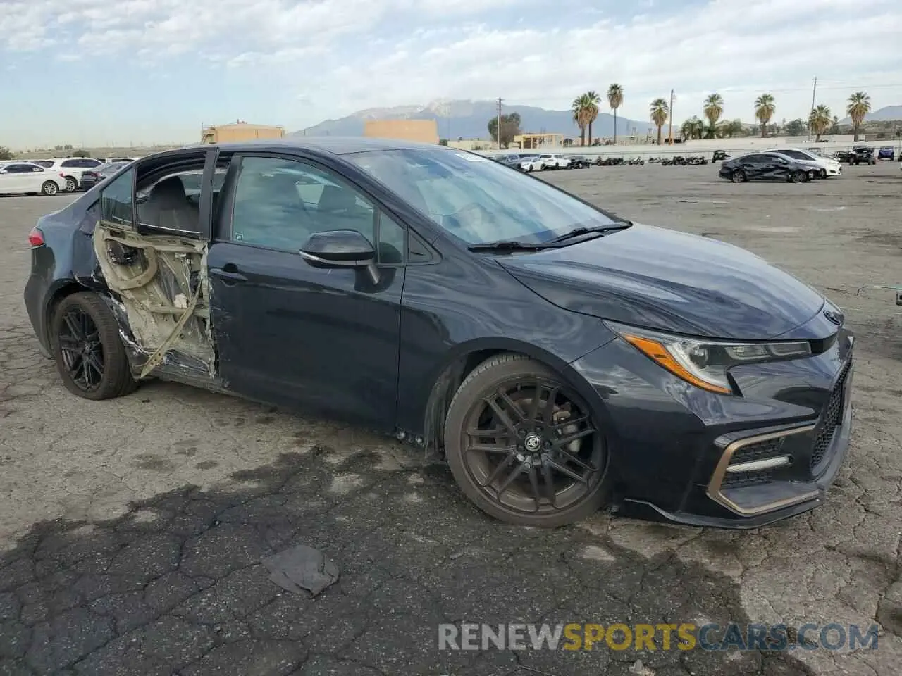 4 fotografías del automóvil dañado 5YFS4MCE7MP069064 TOYOTA COROLLA 2021