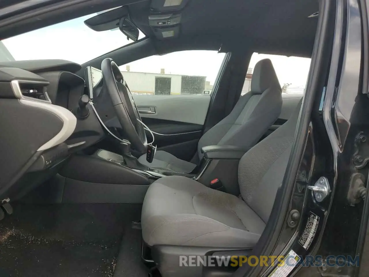 7 fotografías del automóvil dañado 5YFS4MCE7MP069064 TOYOTA COROLLA 2021