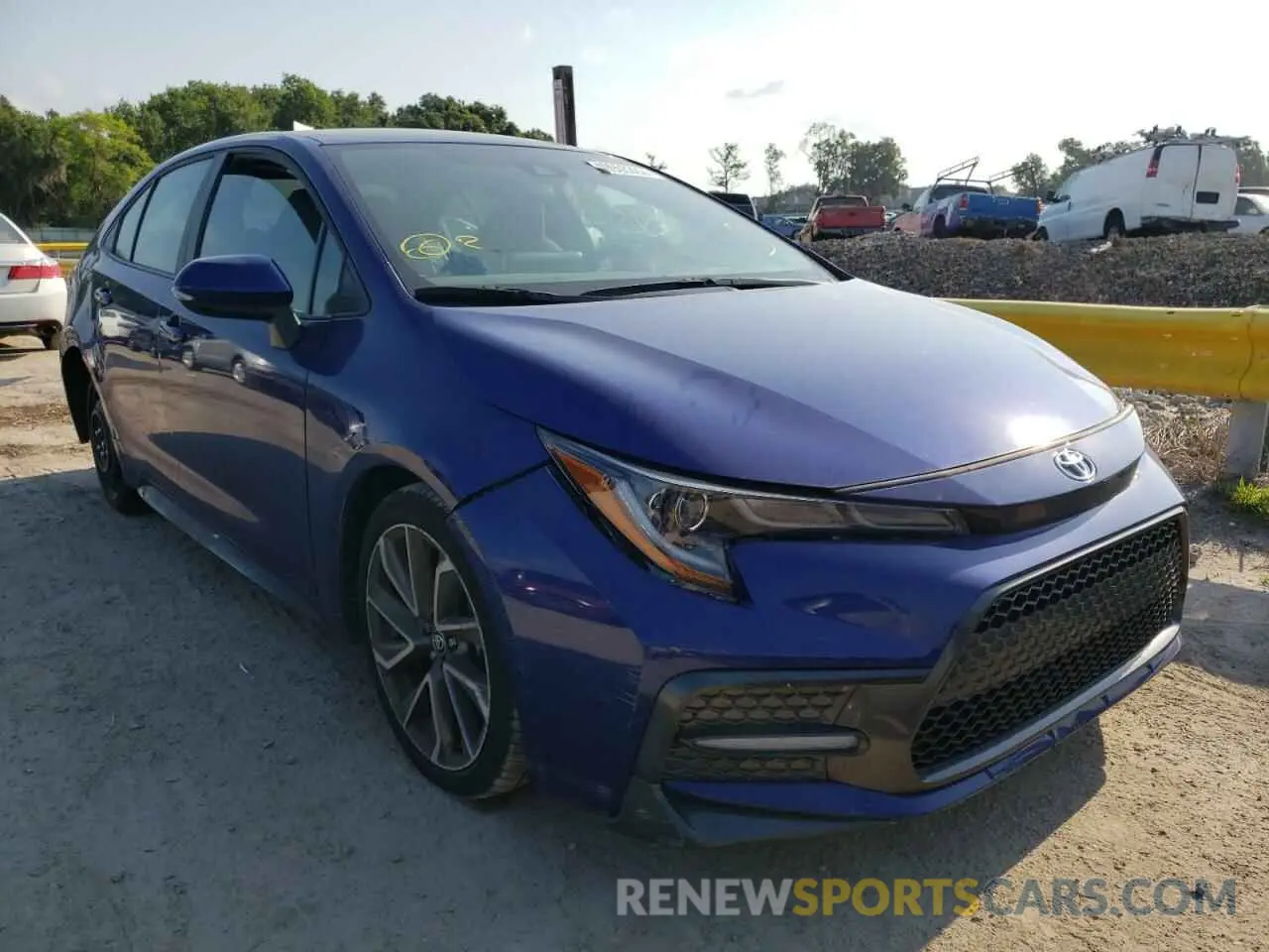 1 fotografías del automóvil dañado 5YFS4MCE7MP077763 TOYOTA COROLLA 2021