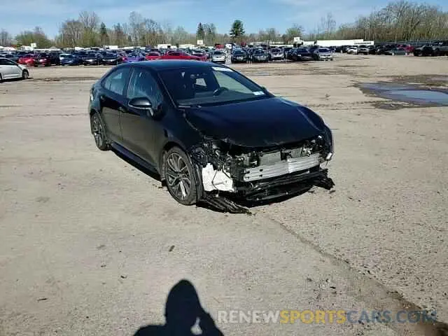 14 fotografías del automóvil dañado 5YFS4MCE7MP082851 TOYOTA COROLLA 2021
