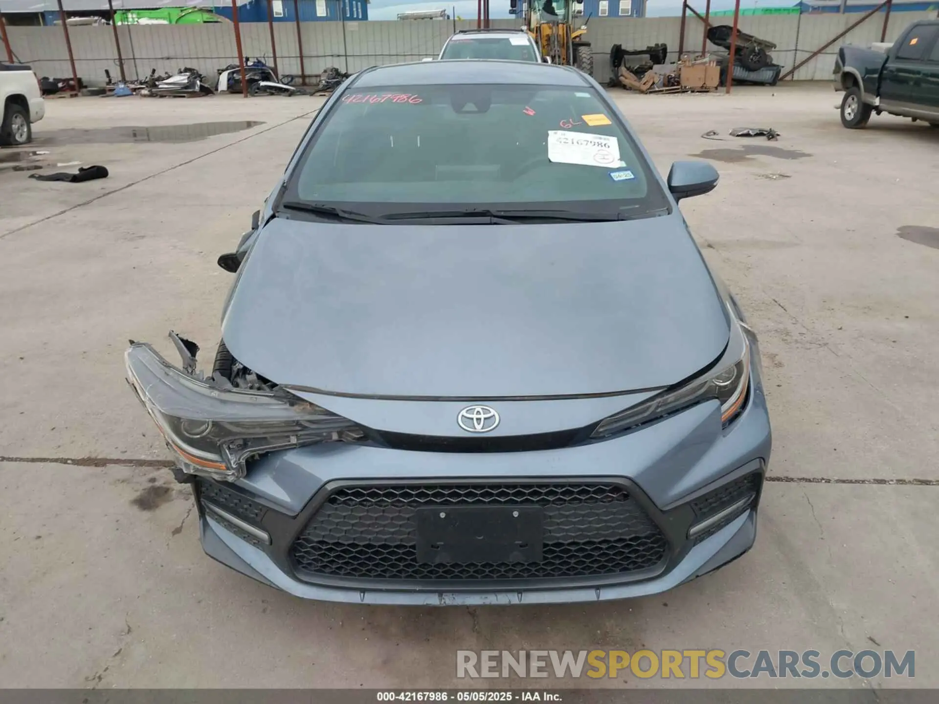 12 fotografías del automóvil dañado 5YFS4MCE7MP084258 TOYOTA COROLLA 2021