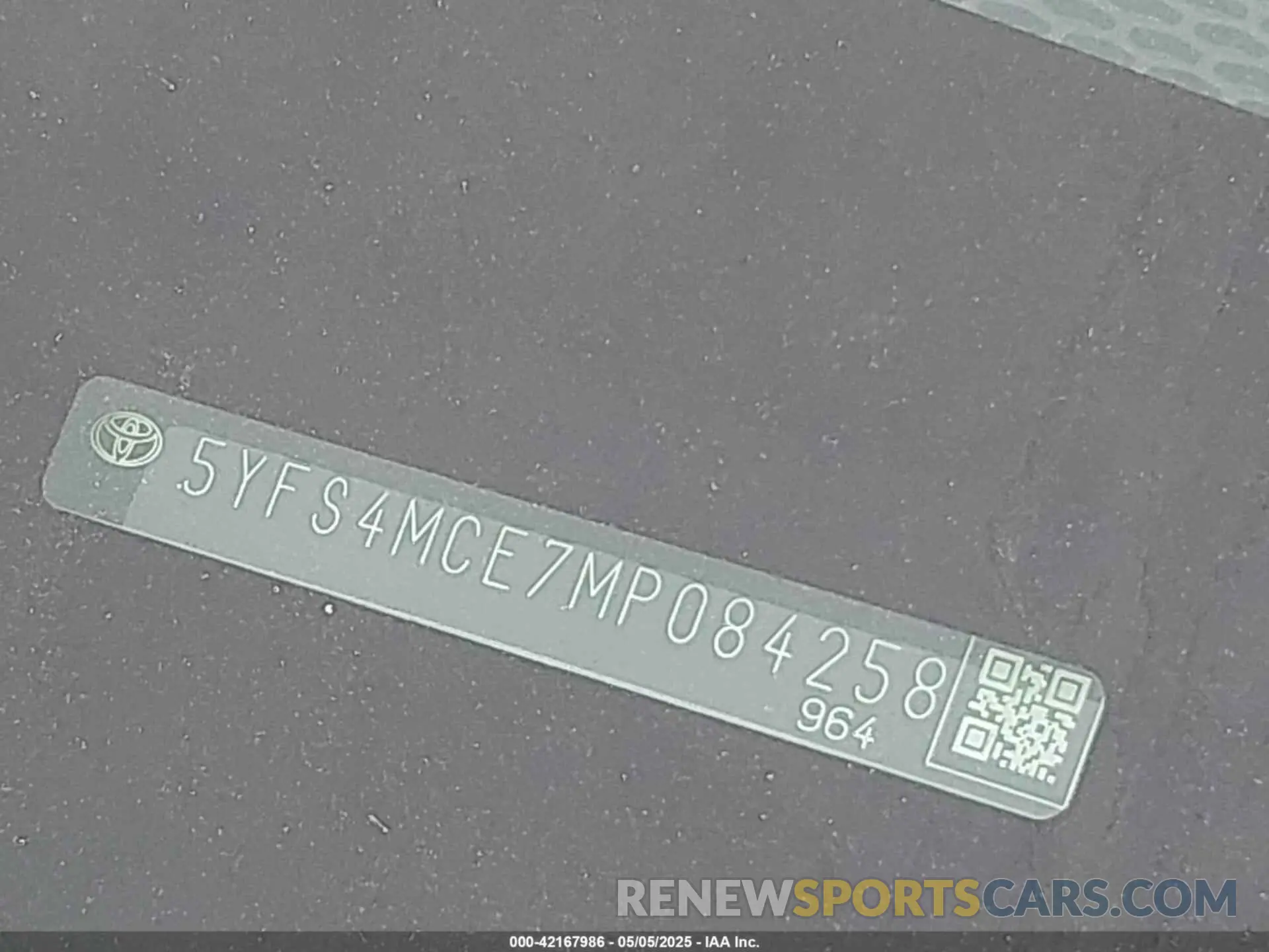 17 fotografías del automóvil dañado 5YFS4MCE7MP084258 TOYOTA COROLLA 2021