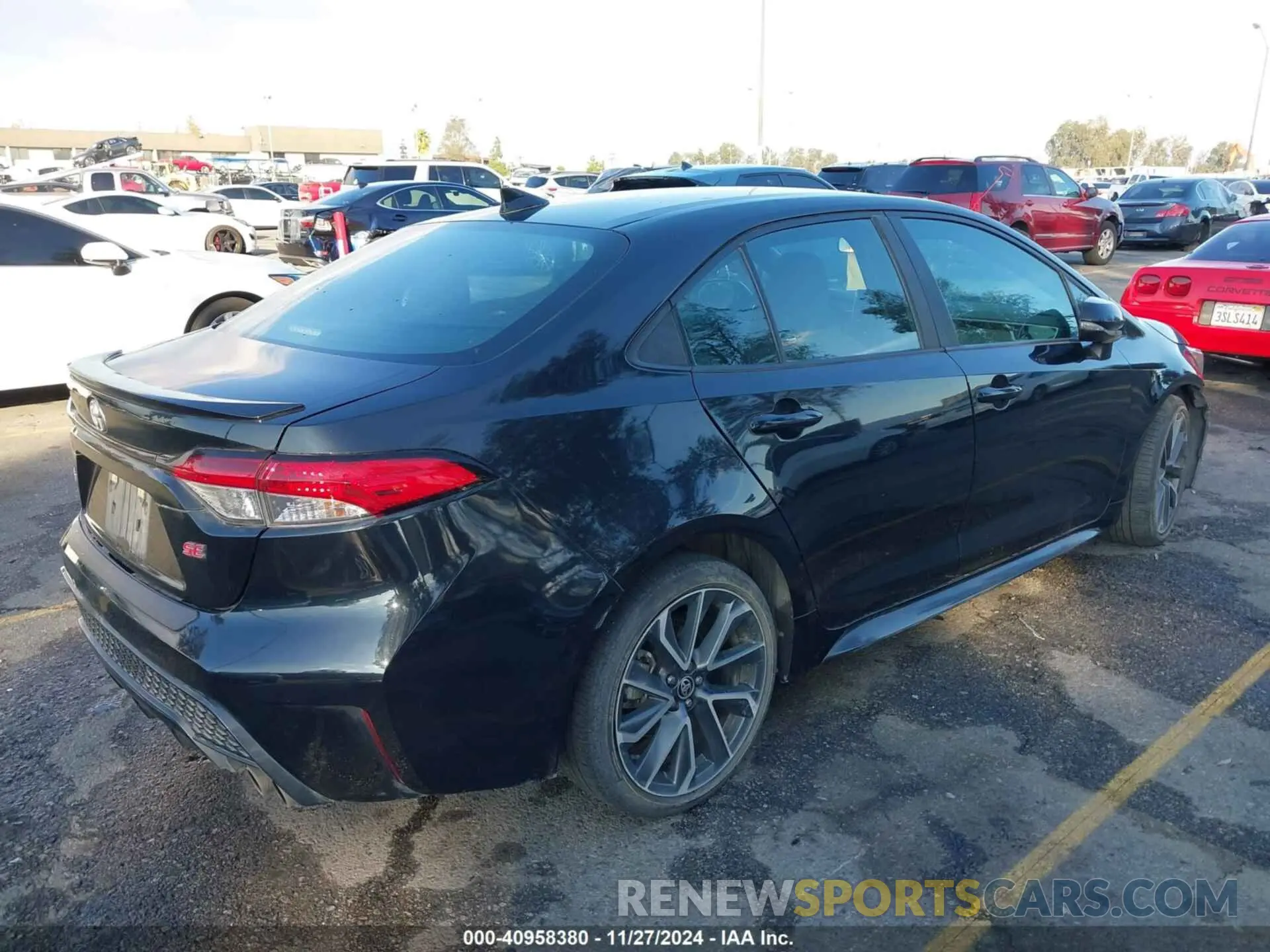 4 fotografías del automóvil dañado 5YFS4MCE7MP090058 TOYOTA COROLLA 2021