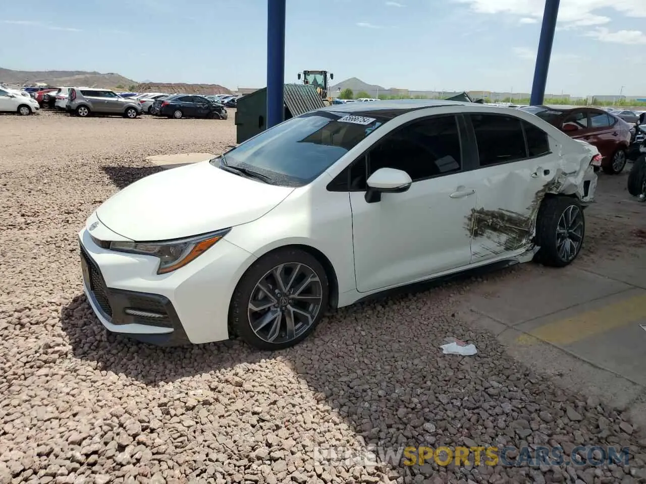 1 fotografías del automóvil dañado 5YFS4MCE7MP094398 TOYOTA COROLLA 2021