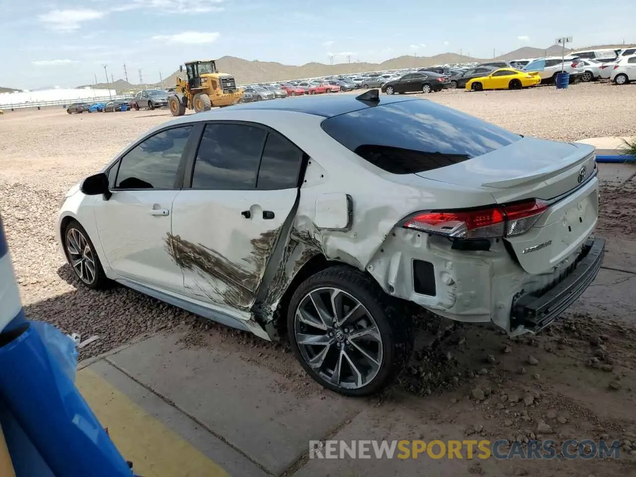 2 fotografías del automóvil dañado 5YFS4MCE7MP094398 TOYOTA COROLLA 2021