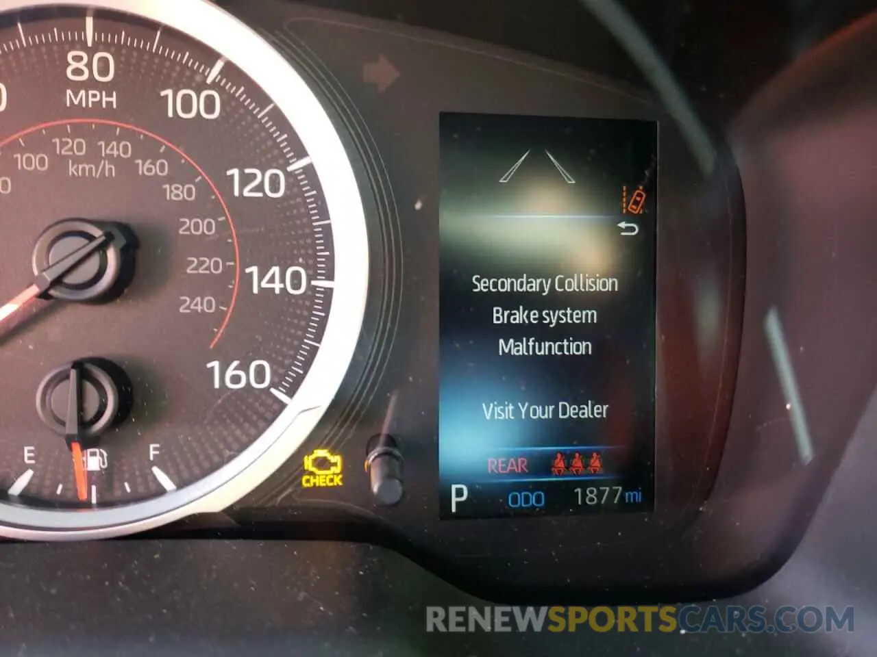 8 fotografías del automóvil dañado 5YFS4MCE7MP096801 TOYOTA COROLLA 2021