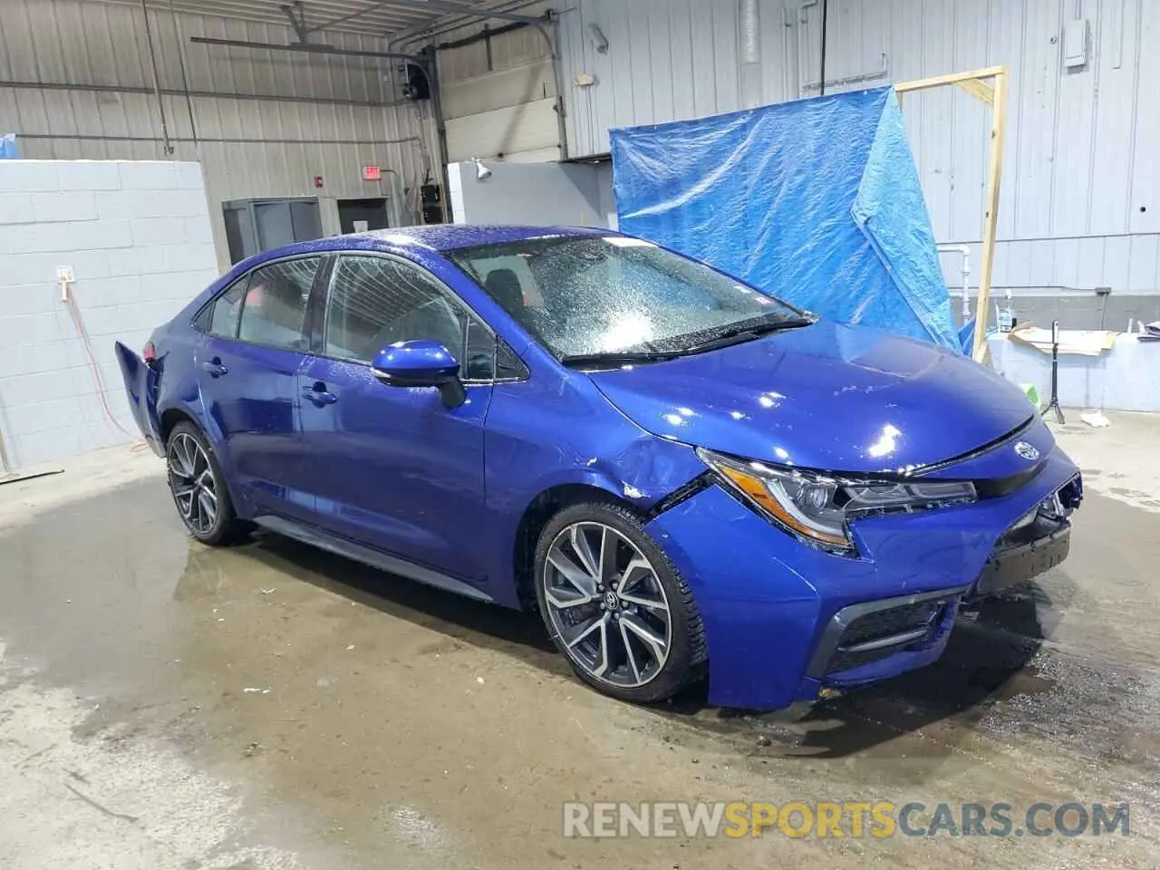 4 fotografías del automóvil dañado 5YFS4MCE8MP061426 TOYOTA COROLLA 2021