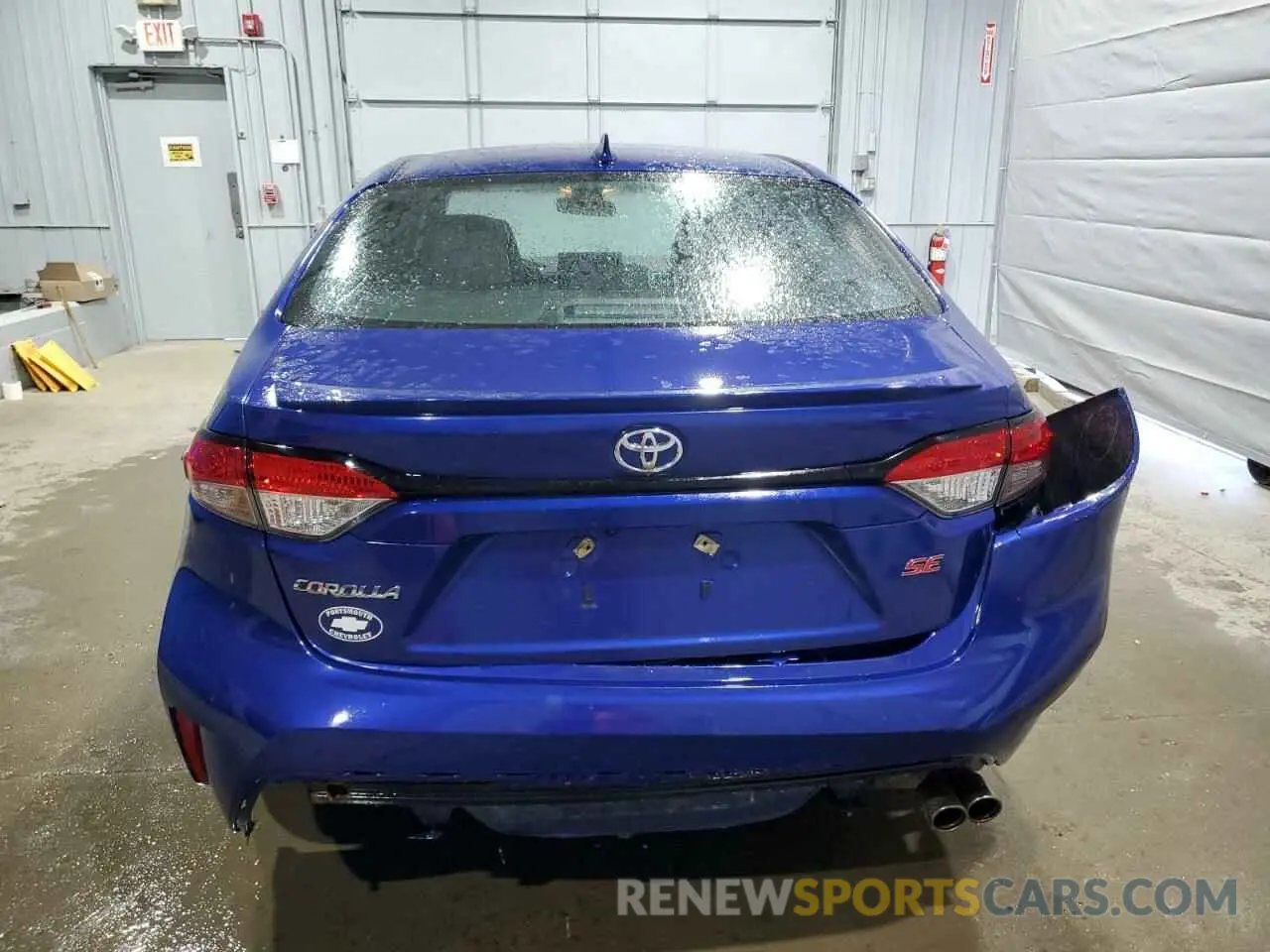 6 fotografías del automóvil dañado 5YFS4MCE8MP061426 TOYOTA COROLLA 2021