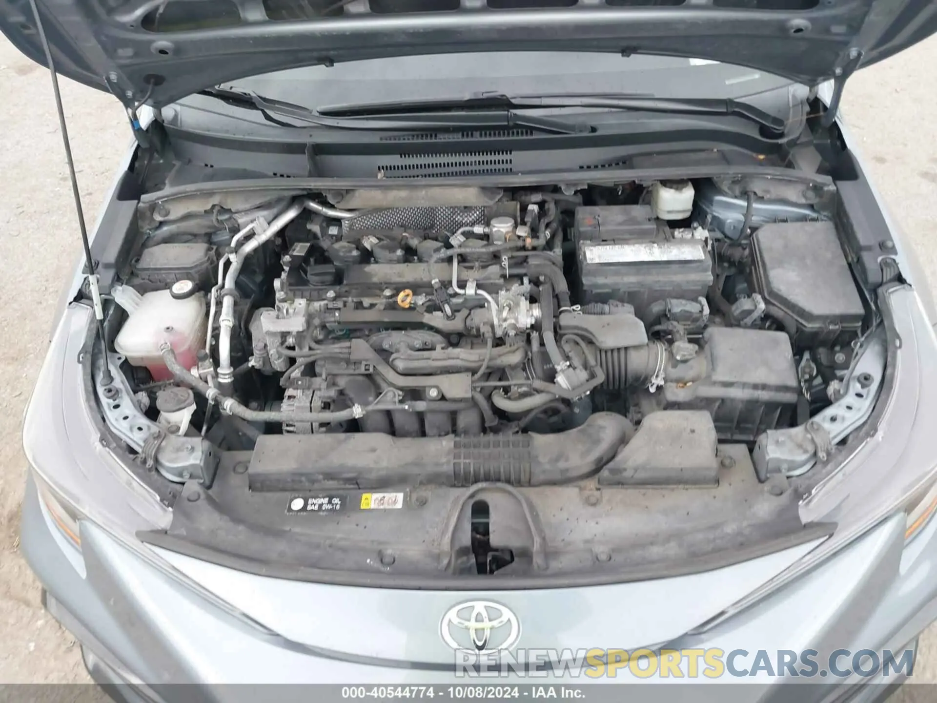 10 fotografías del automóvil dañado 5YFS4MCE8MP063449 TOYOTA COROLLA 2021
