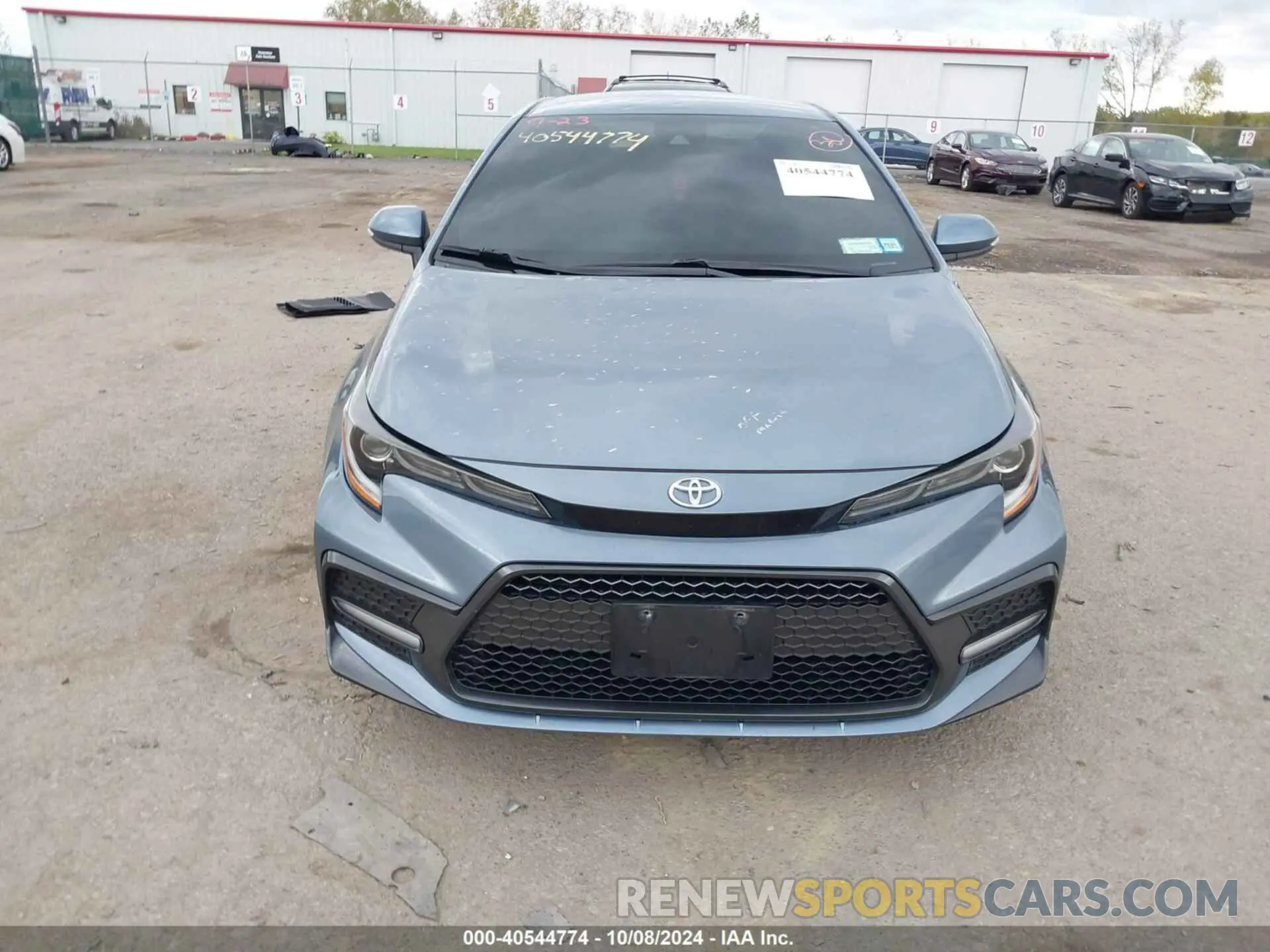 12 fotografías del automóvil dañado 5YFS4MCE8MP063449 TOYOTA COROLLA 2021