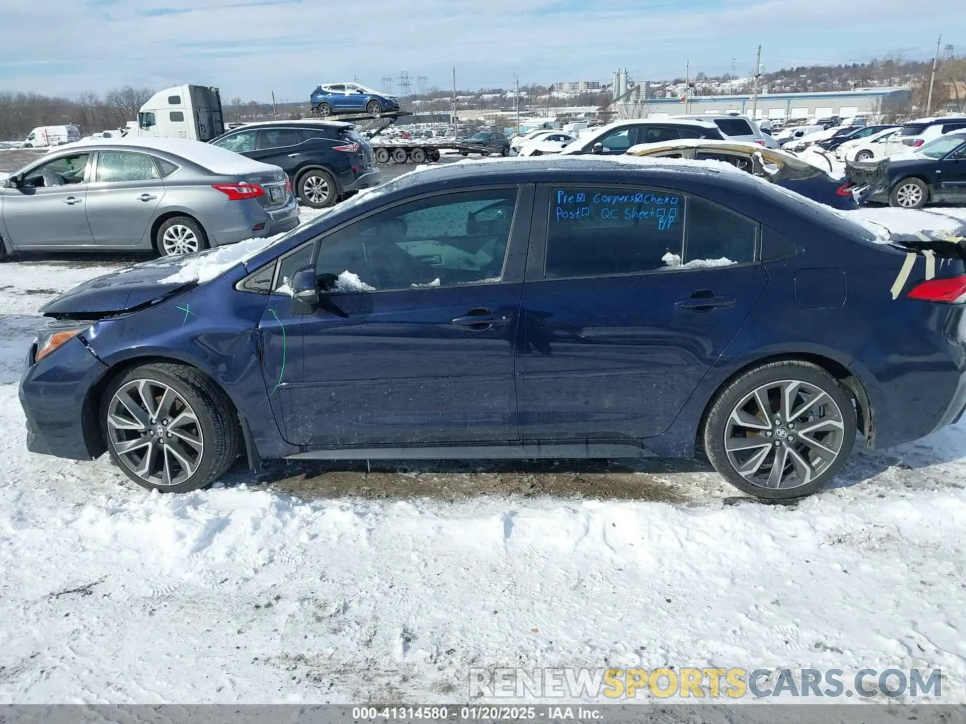 14 fotografías del automóvil dañado 5YFS4MCE8MP066965 TOYOTA COROLLA 2021