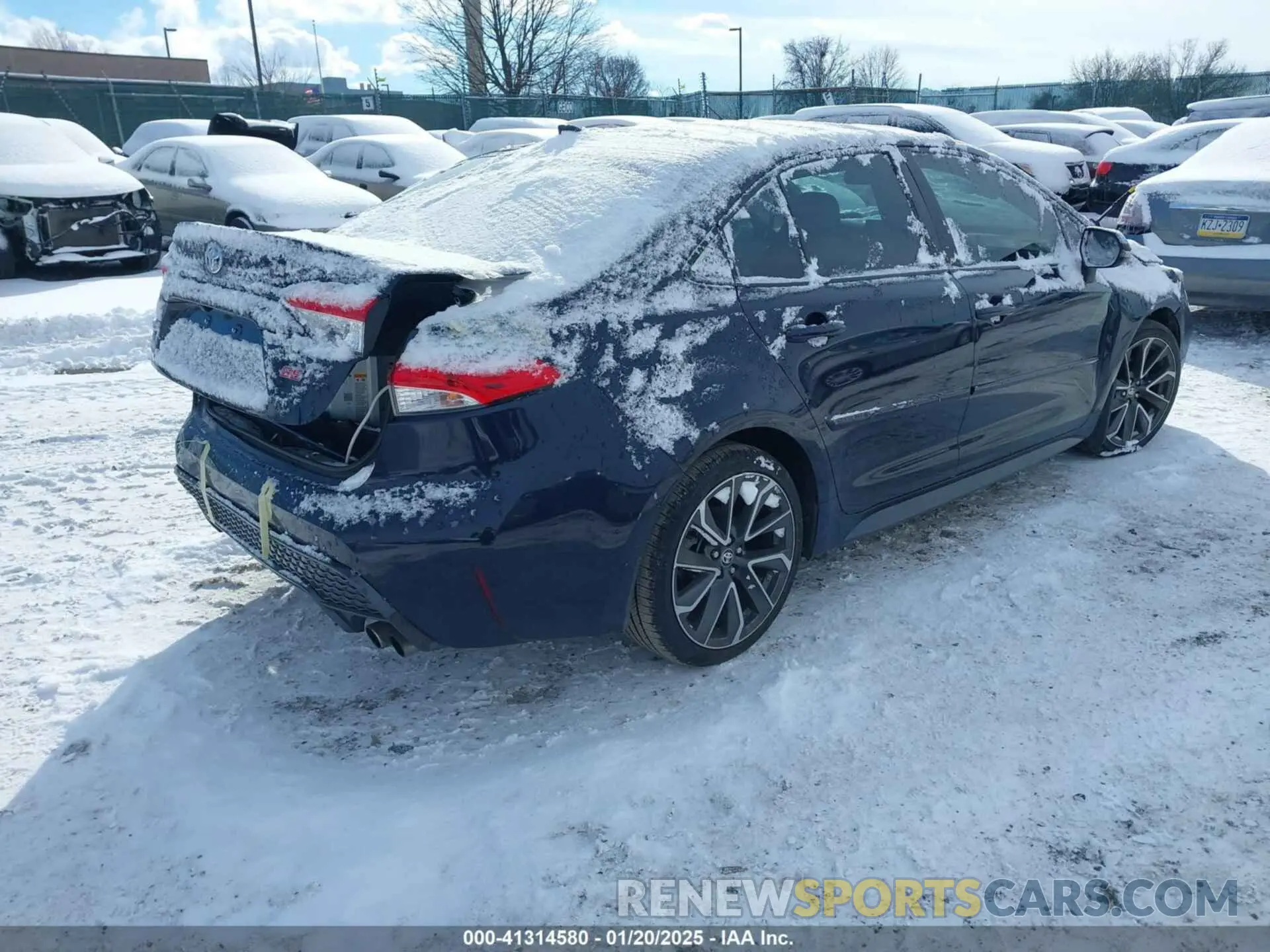 4 fotografías del automóvil dañado 5YFS4MCE8MP066965 TOYOTA COROLLA 2021